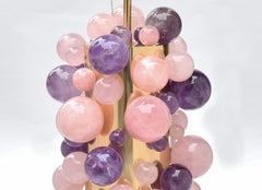 Lampes bulles en cristal de roche Cherry Blossom par Phoenix