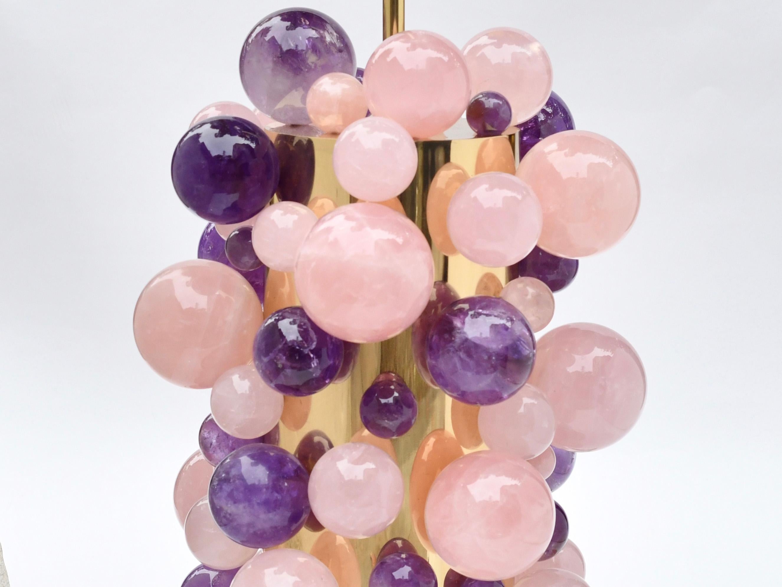 Lámparas de burbujas de cristal Cherry Blossom Rock by Phoenix en Nuevo estado para la venta en New York, NY