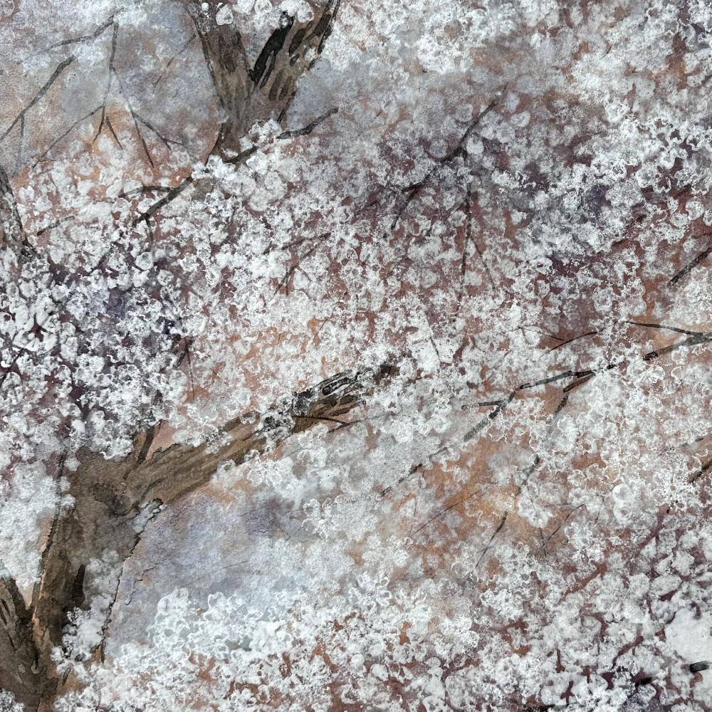 Cherry blossom screen by Ito Kakou For Sale 3