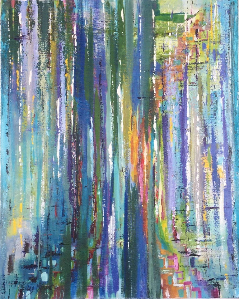 Cherry Brewer Tinsel, Painting, Acrylic on Canvas For Sale at 1stDibs