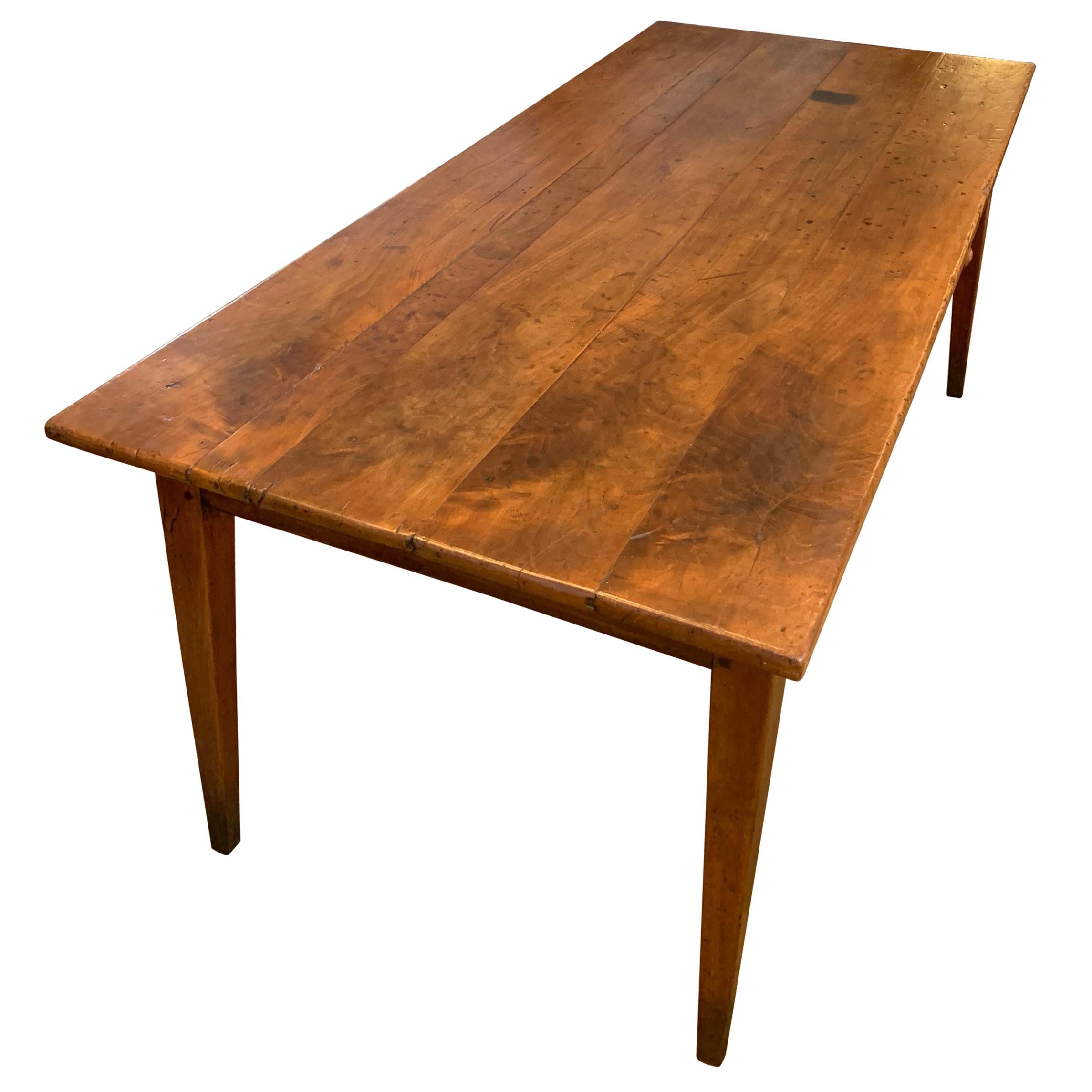 Cherry Farmhouse Table For Sale
