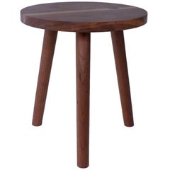 Cherry, Handmade Stool or Side Table with Turned Legs