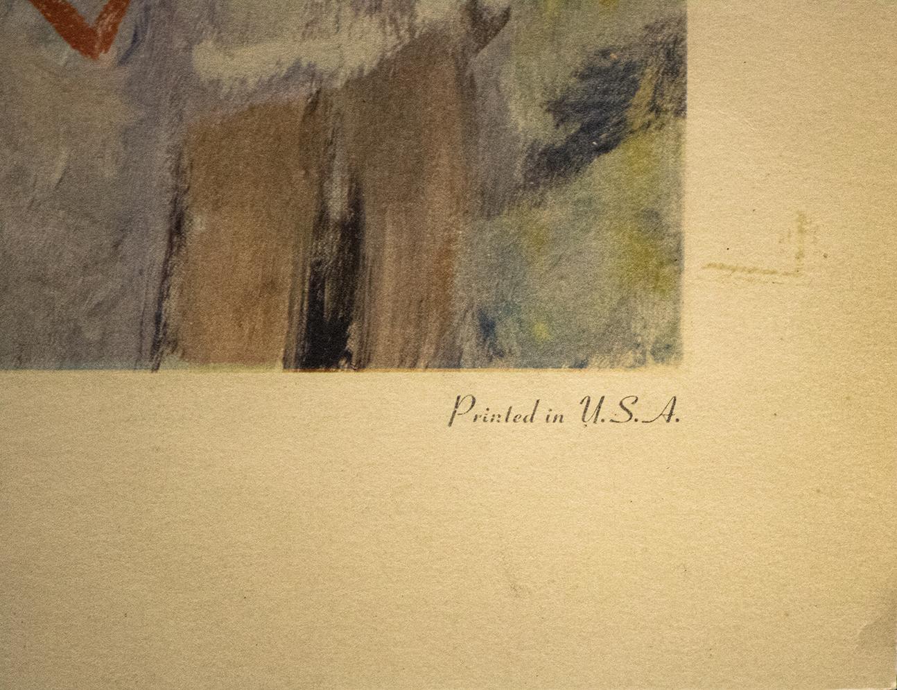 Print Published By New York Graphic Society
Measures 15.75 x 13 in.
Printed In USA
In Good Condition