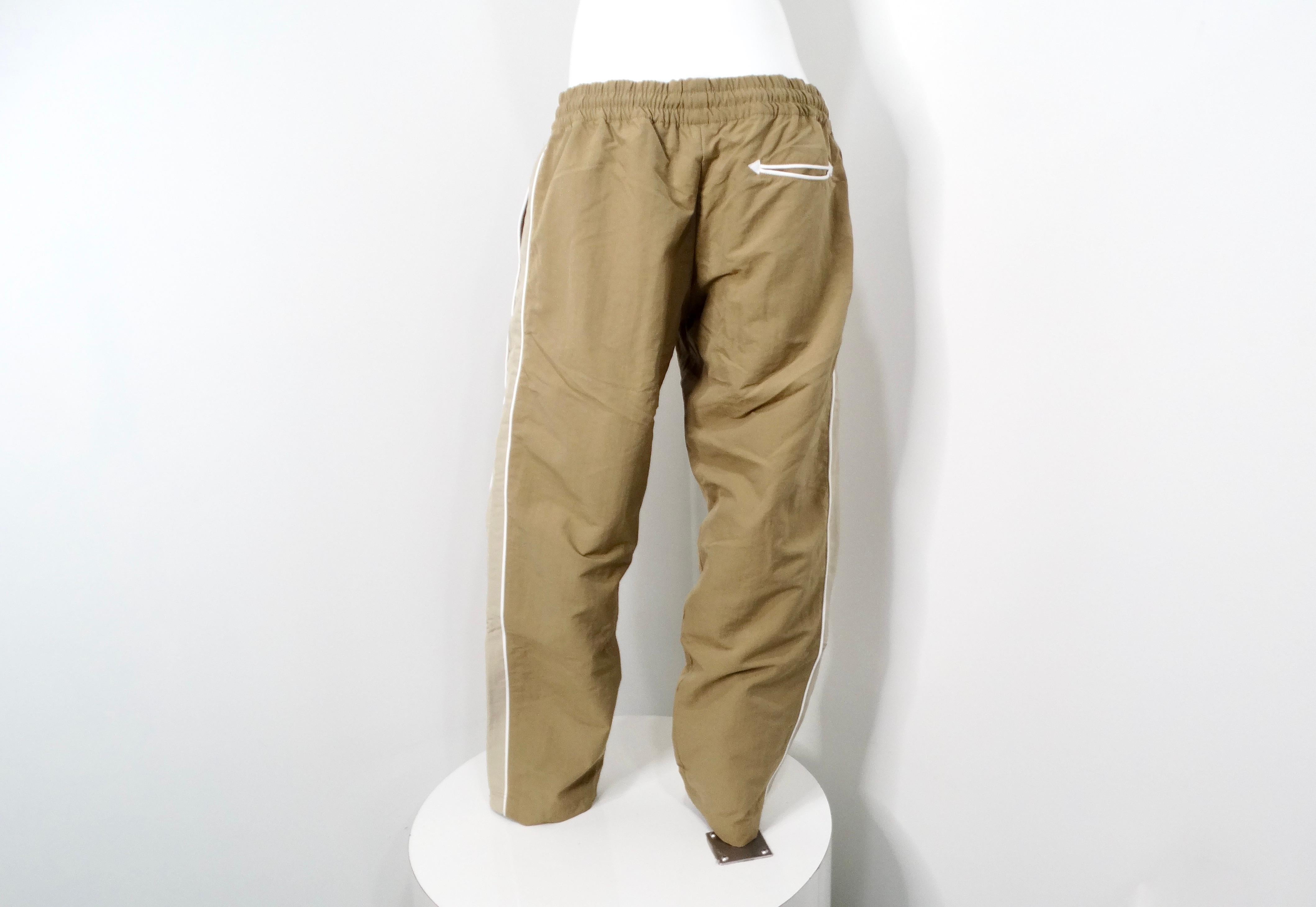 Cherry LA Western Khaki Track Pants In Good Condition For Sale In Scottsdale, AZ