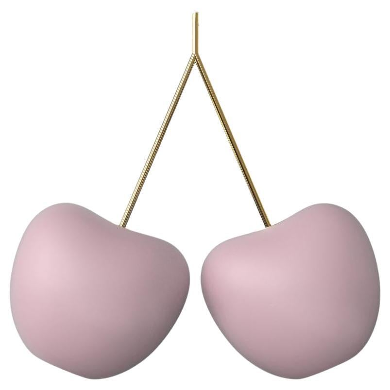 Lampada Cherry in polietilene riciclabile rosa di NIKA ZUPANC