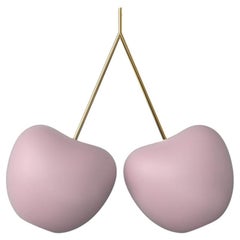 Cherry Lamp in Pink Recyclable Polyethylene by Nika Zupanc