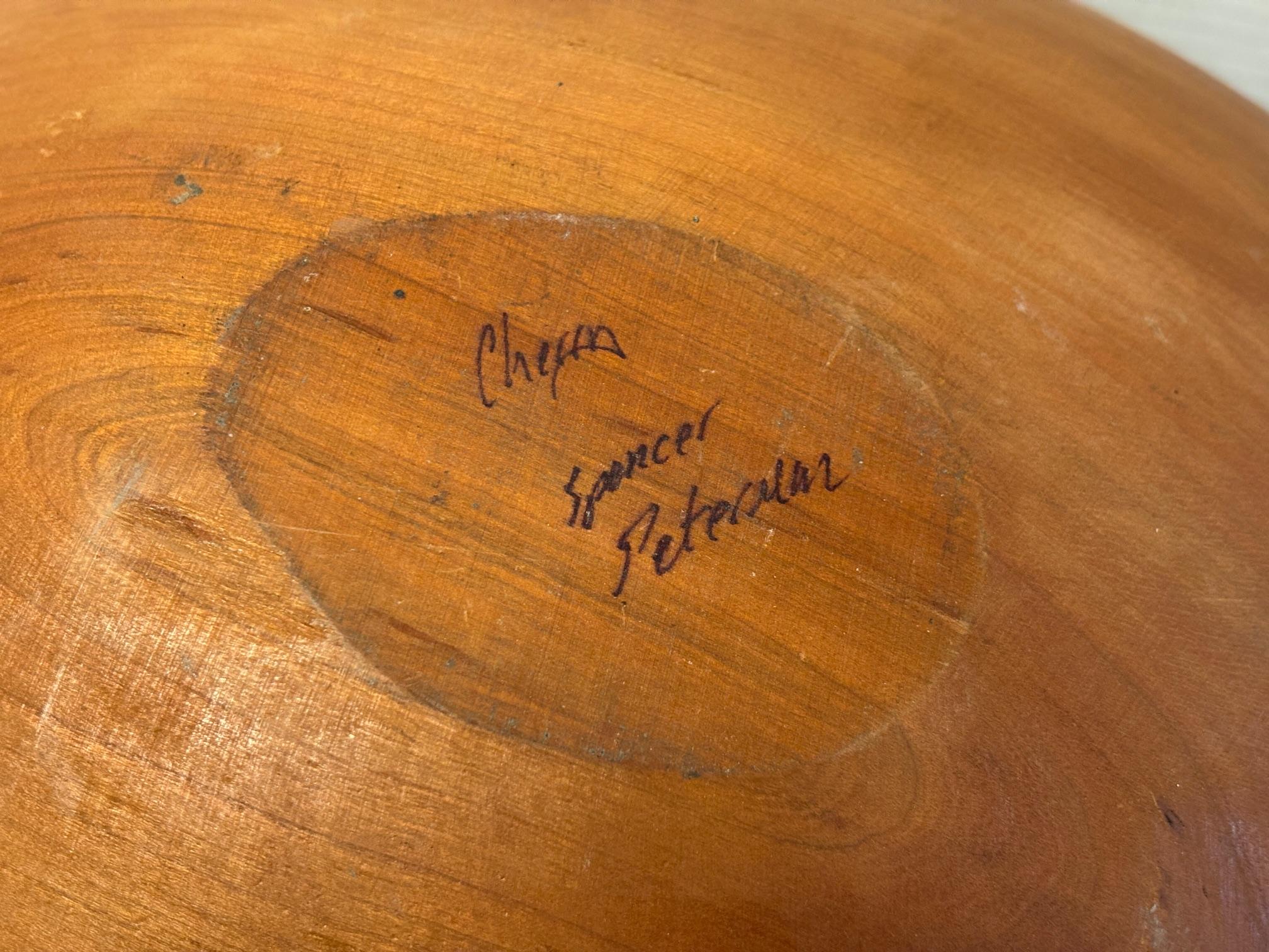 Wood Cherry Live Edge Bowl by Spencer Peterman For Sale
