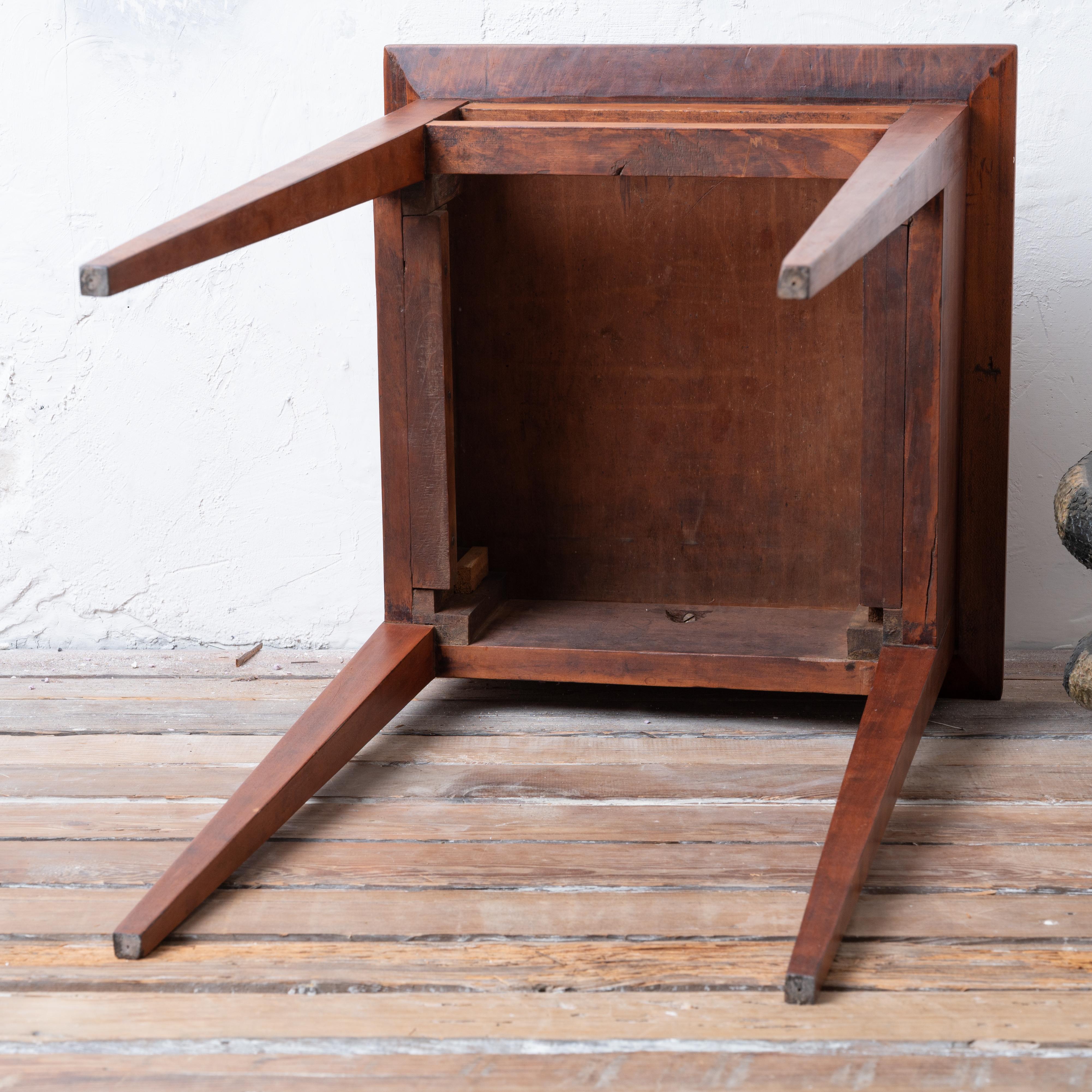Cherry One Drawer Stand, 19th Century For Sale 8