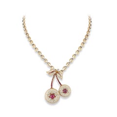 Cherry Pendant Necklace