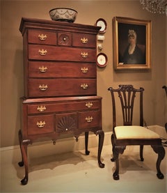 Cherry Queen Anne Highboy, Connecticut, Circa:1760
