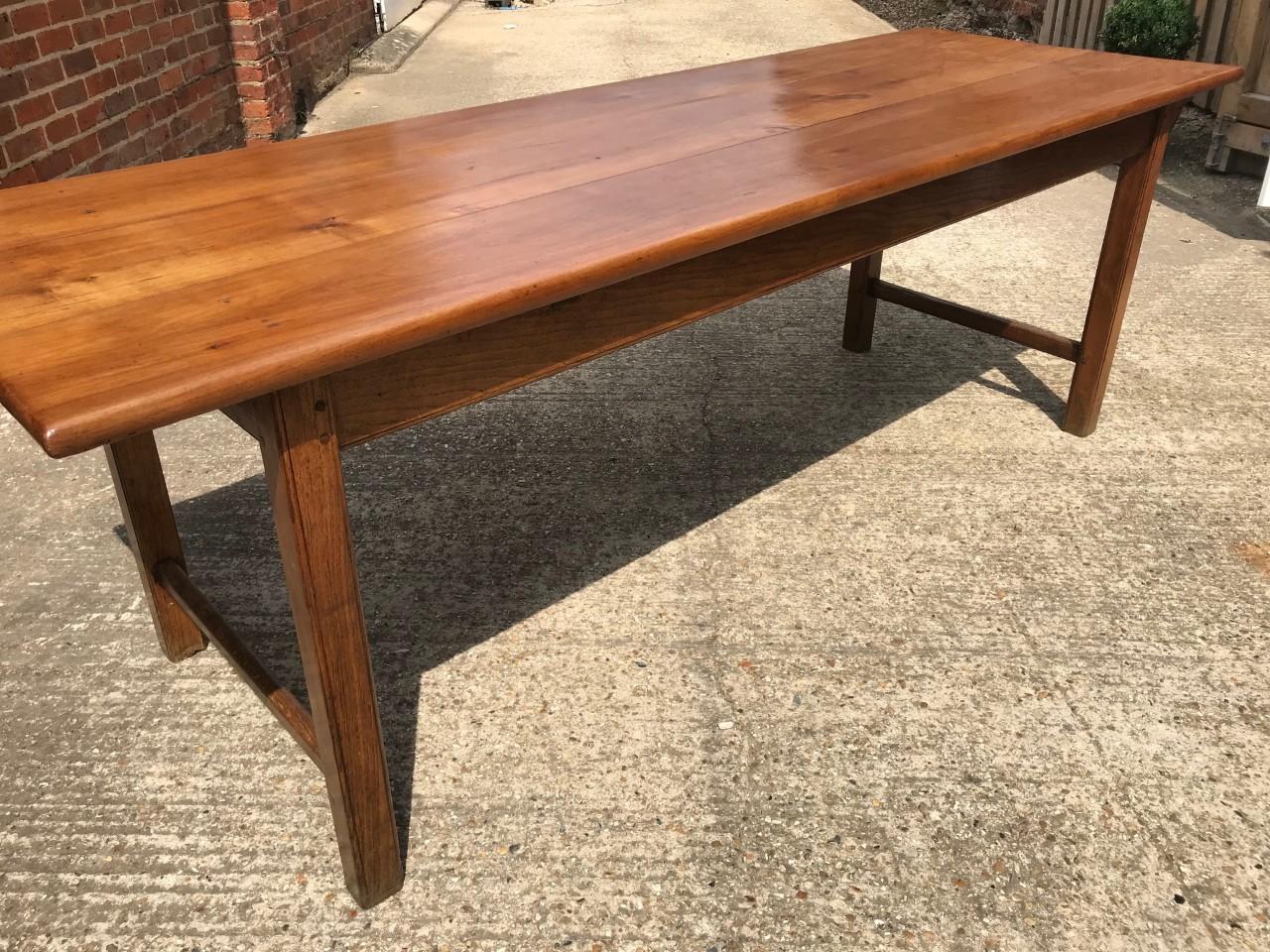 Woodwork Cherry Refectory Dining Table