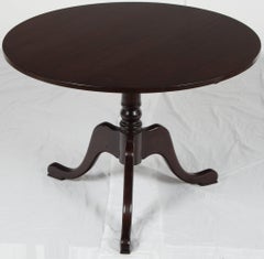 Cherry Round Tilt-Top Wine Tasting Table