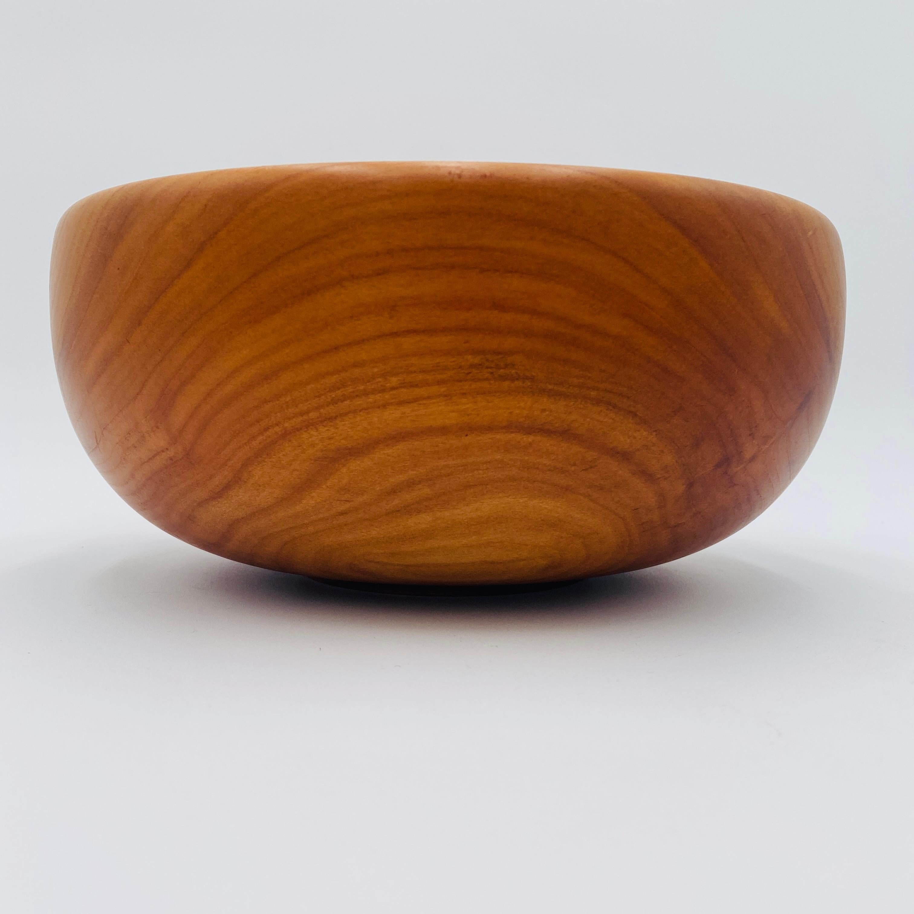 Cherry Salad Bowl Handmade Signed, Sweden, c. 1960 For Sale 2