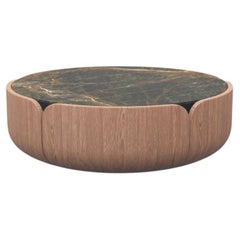 Cherry Sepia Picasso Green Bloom Coffee Table L by Milla & Milli