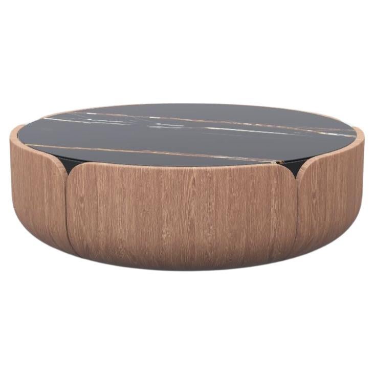 Cherry Sepia Sahara Noir Bloom Coffee Table L by Milla & Milli For Sale