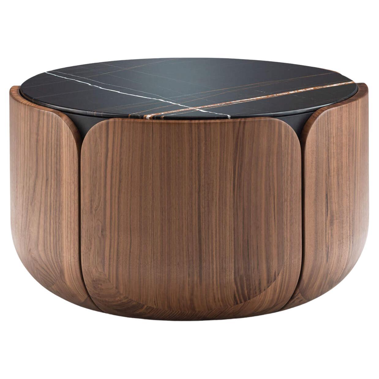 Cherry Sepia Sahara Noir Bloom Coffee Table M by Milla & Milli For Sale