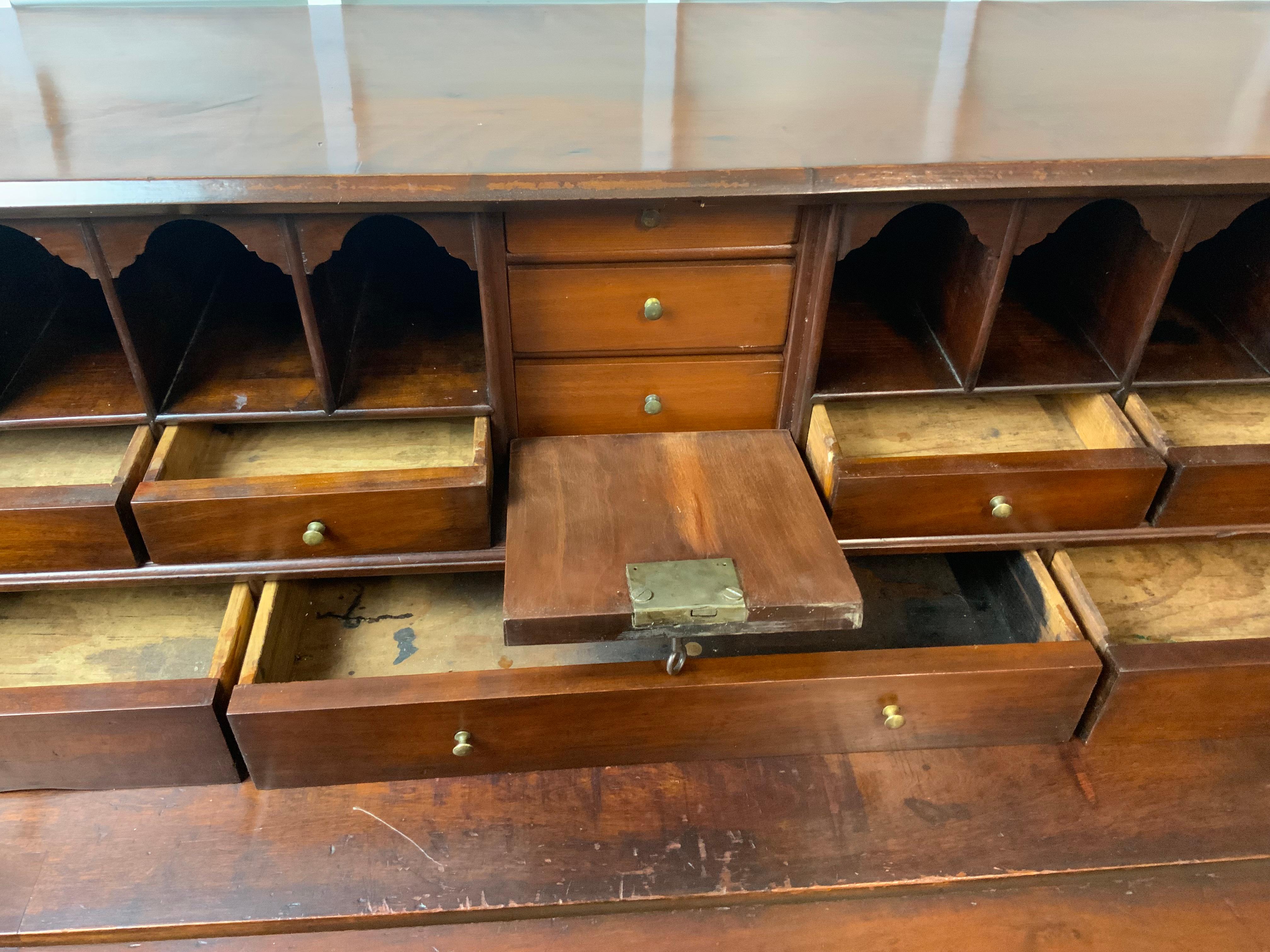 Cherry Slant Front Desk For Sale 4