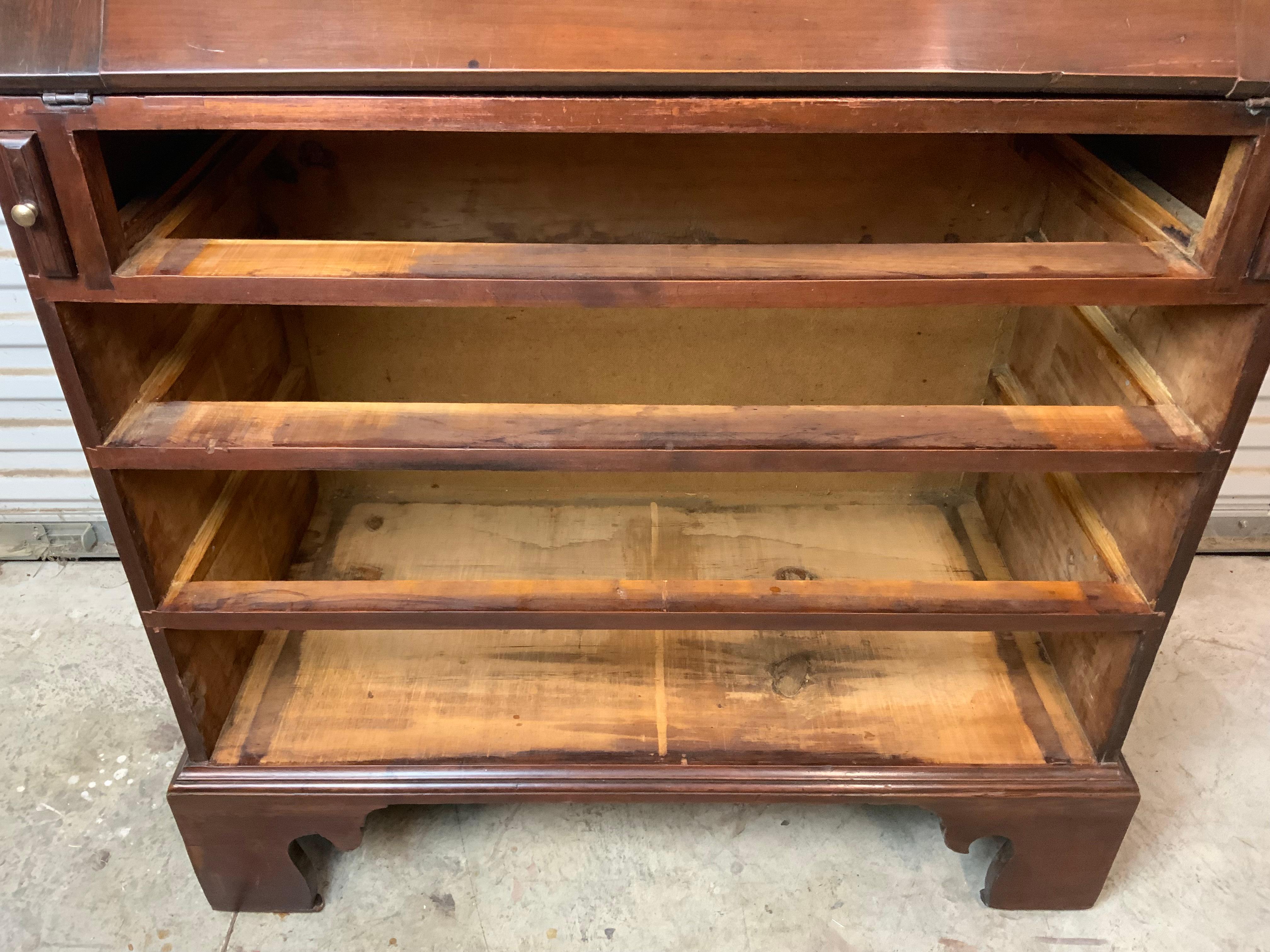 Cherry Slant Front Desk For Sale 9