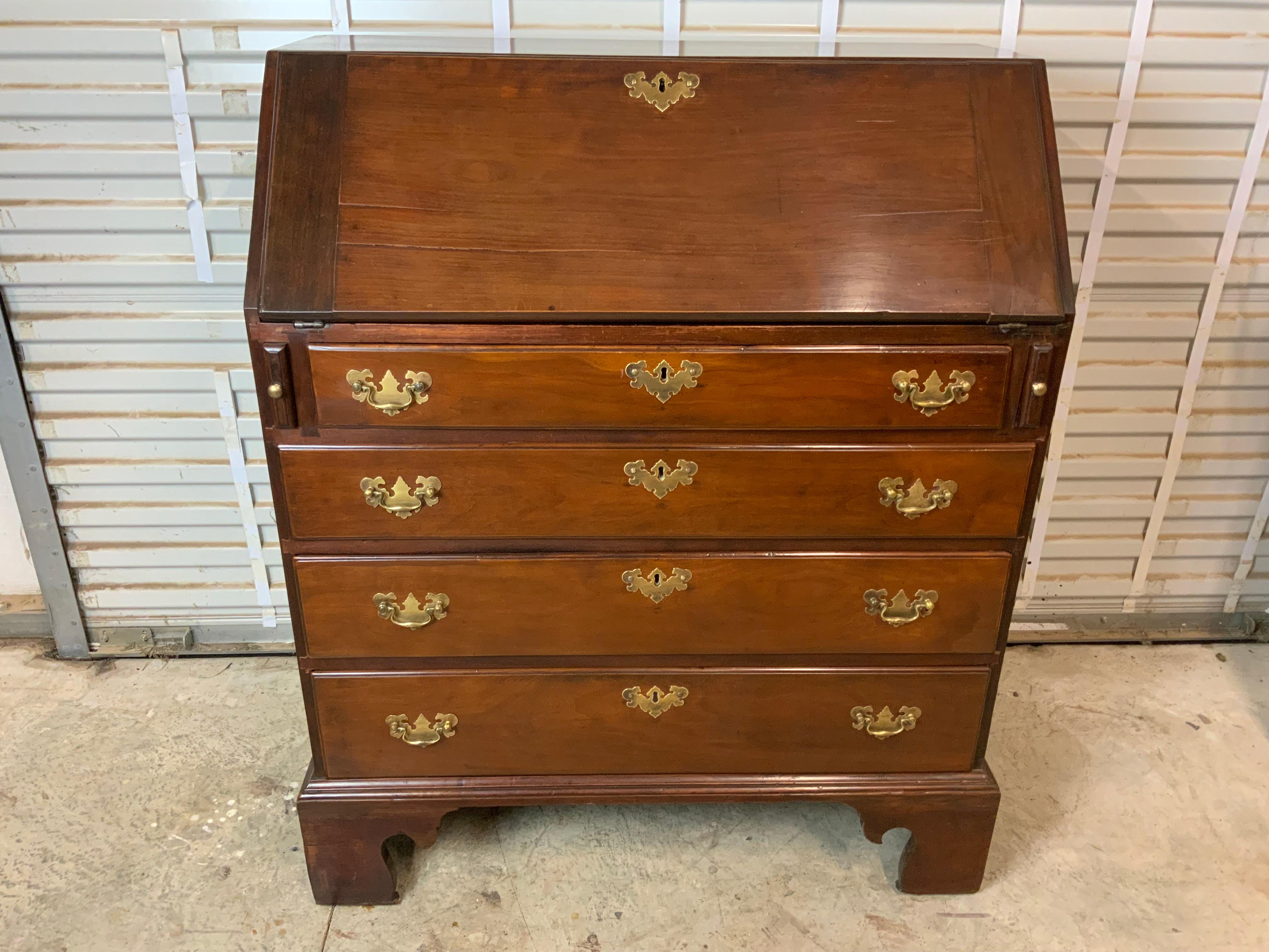 Cherry Slant Front Desk For Sale 12