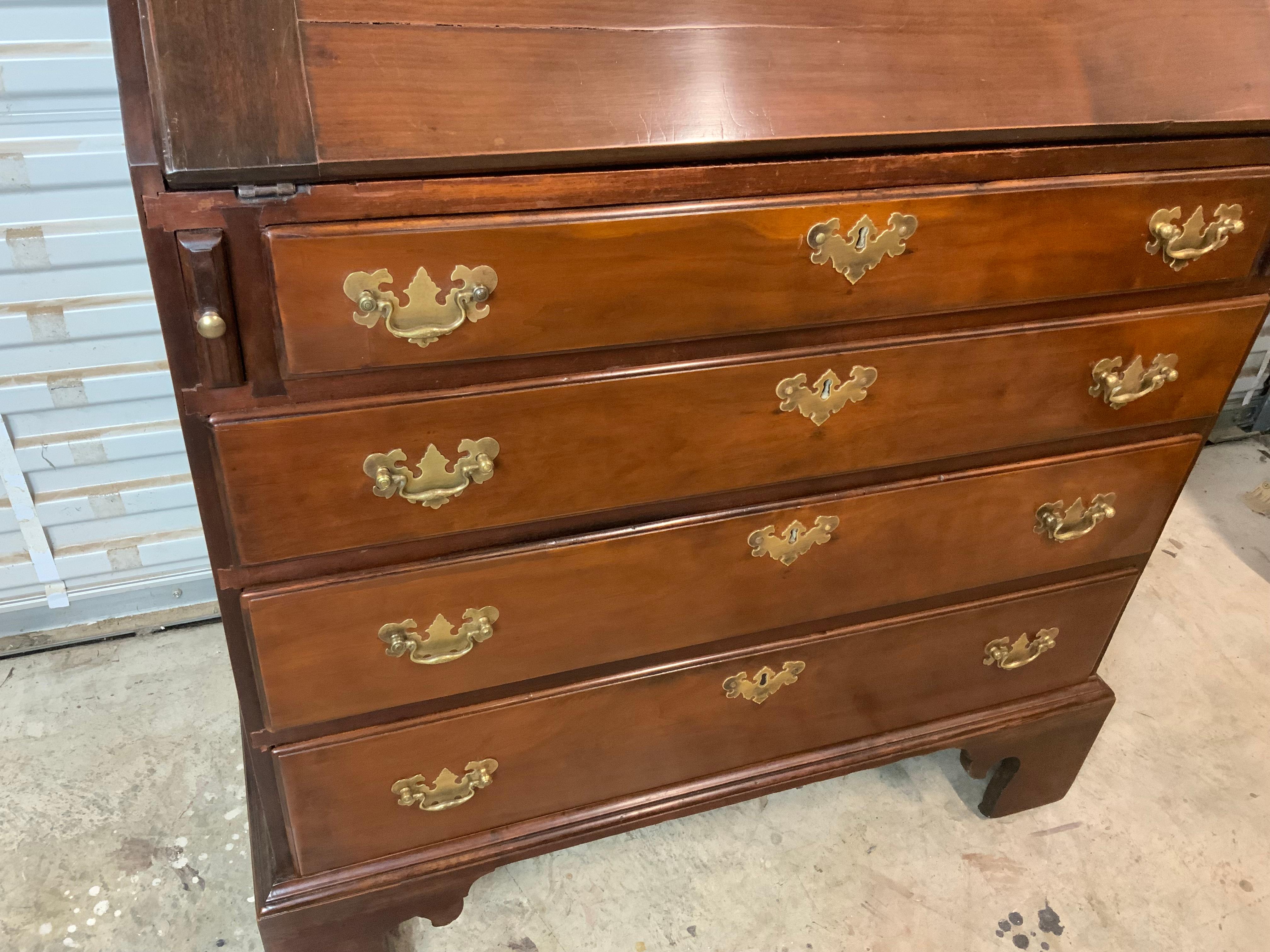 Cherry Slant Front Desk For Sale 1