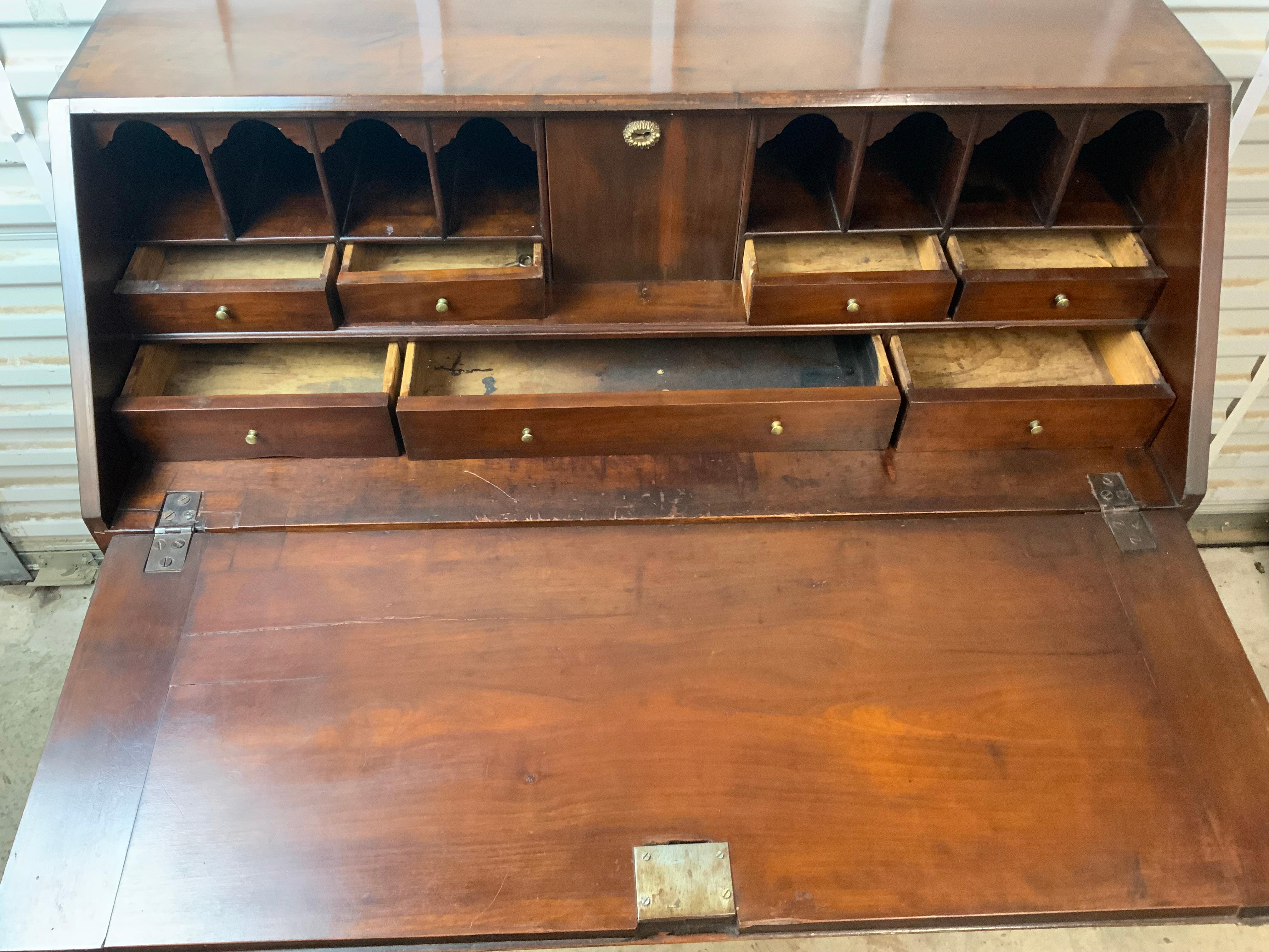 Cherry Slant Front Desk For Sale 3