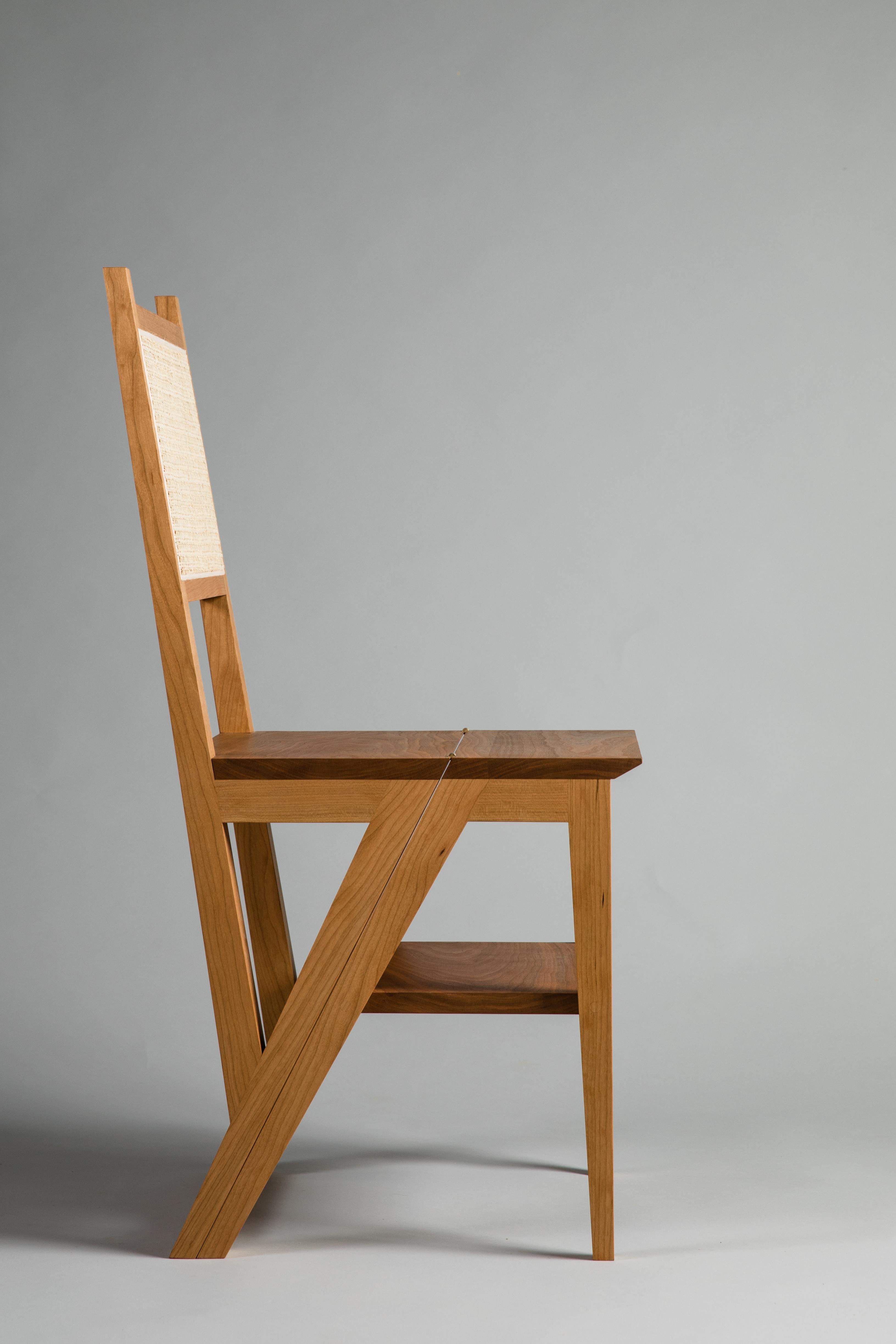 The transforming chair/step stool has been circa 1700s and continues to be useful to this day. This version is a modern take on the classic model. It is great for small spaces where you need to reach objects in high places and also occasionally need