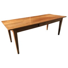 Cherry Tapered leg Antique Dining Table