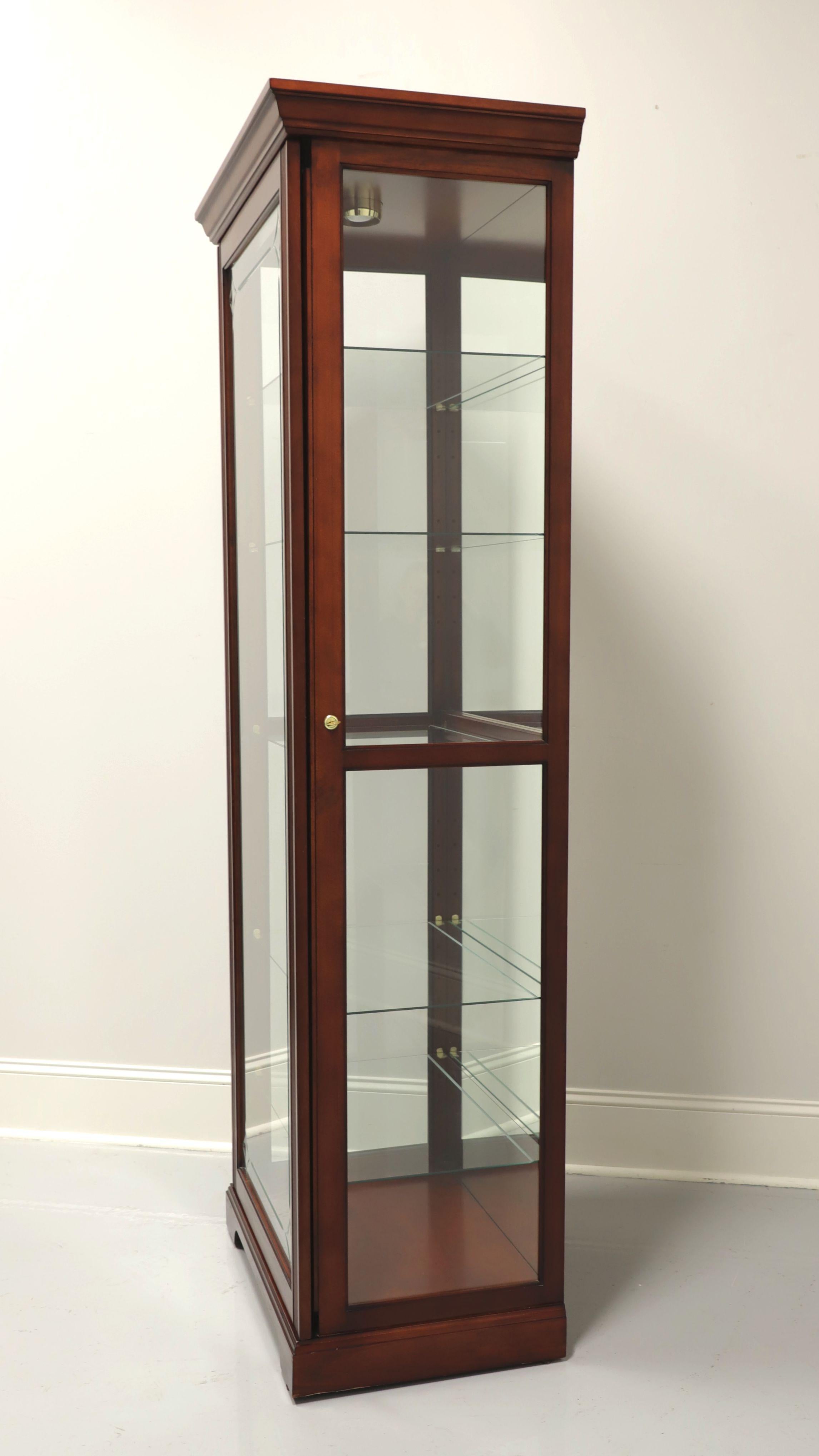 traditional curio cabinet