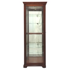 Cherry Traditional Style Curio Cabinet by Home Meridian
