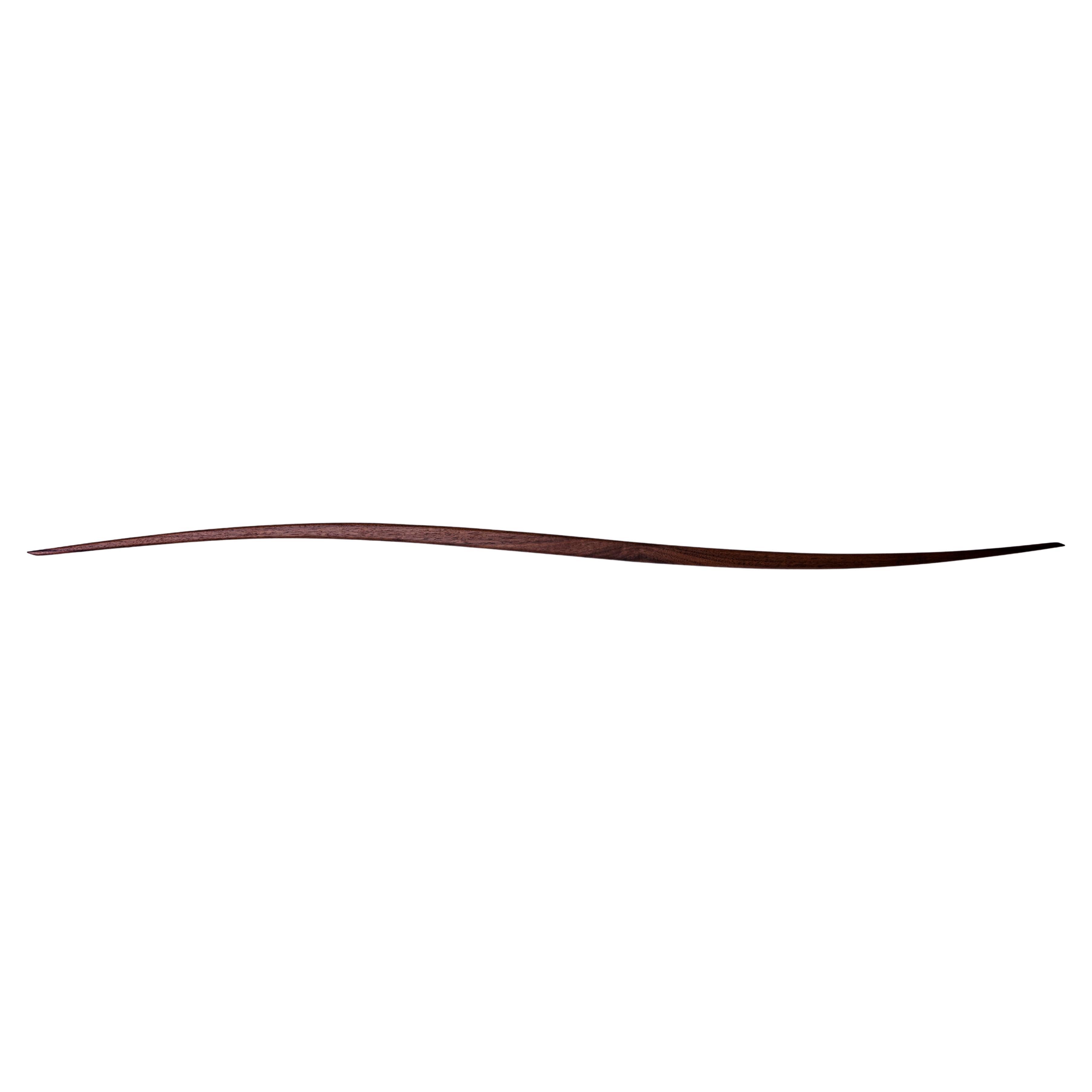 Cherry, Walnut Onda Floating Shelf by David Tragen