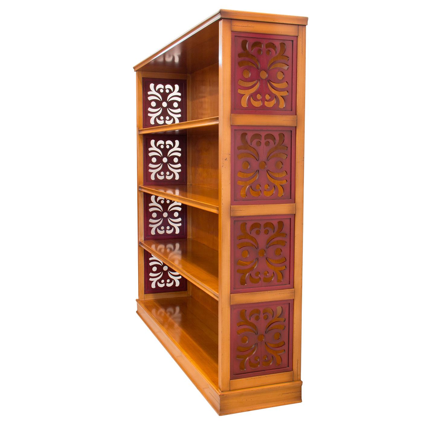 solid cherry wood bookcase