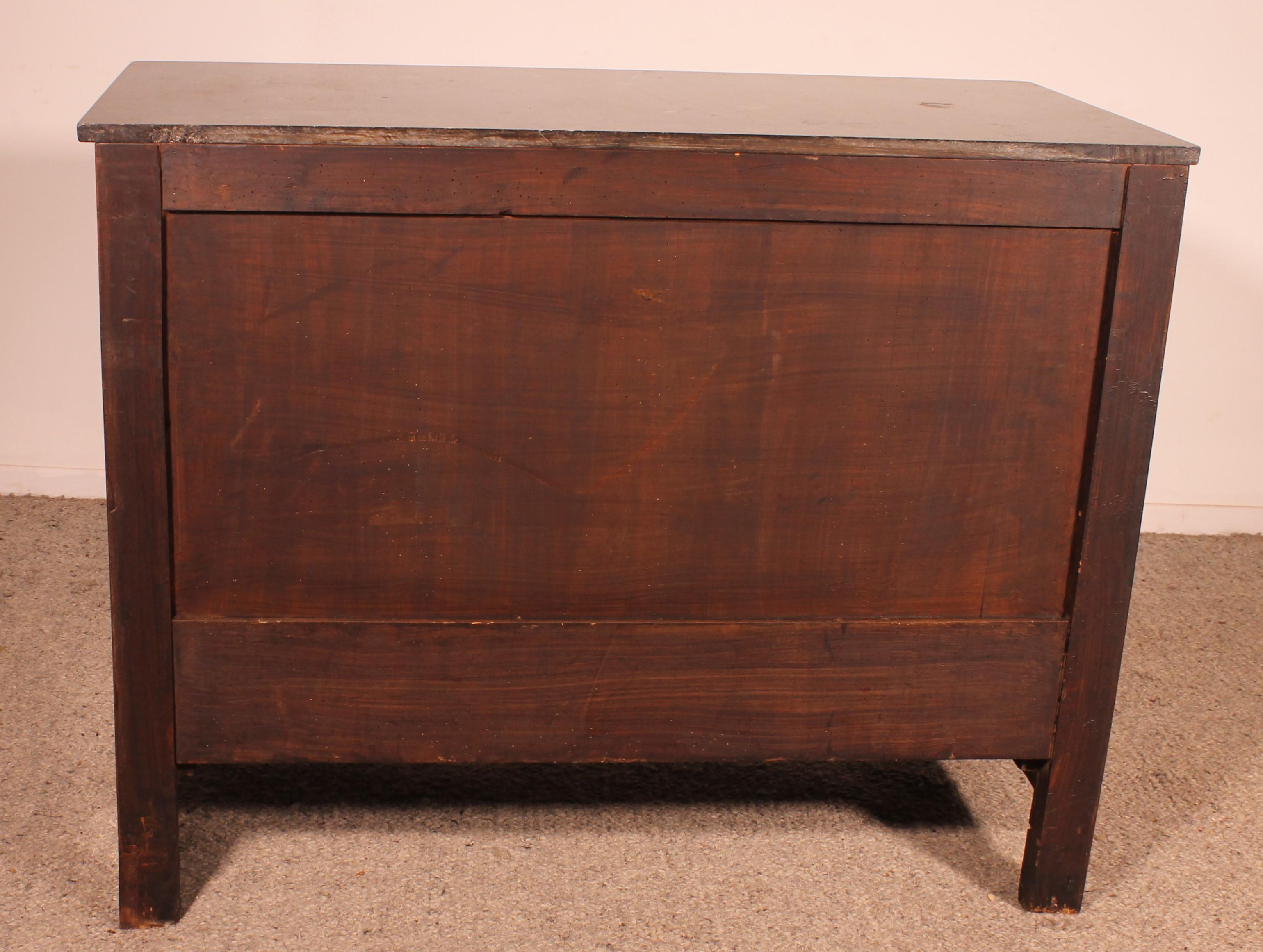 Cherry Wood Chest Of Drawers From The 19th Century For Sale 2