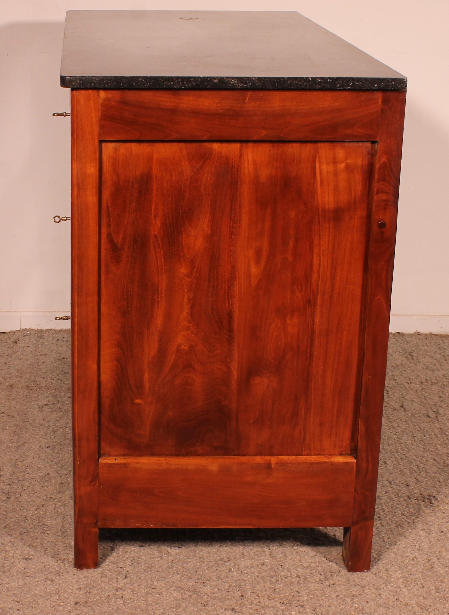 Cherry Wood Chest Of Drawers From The 19th Century For Sale 3