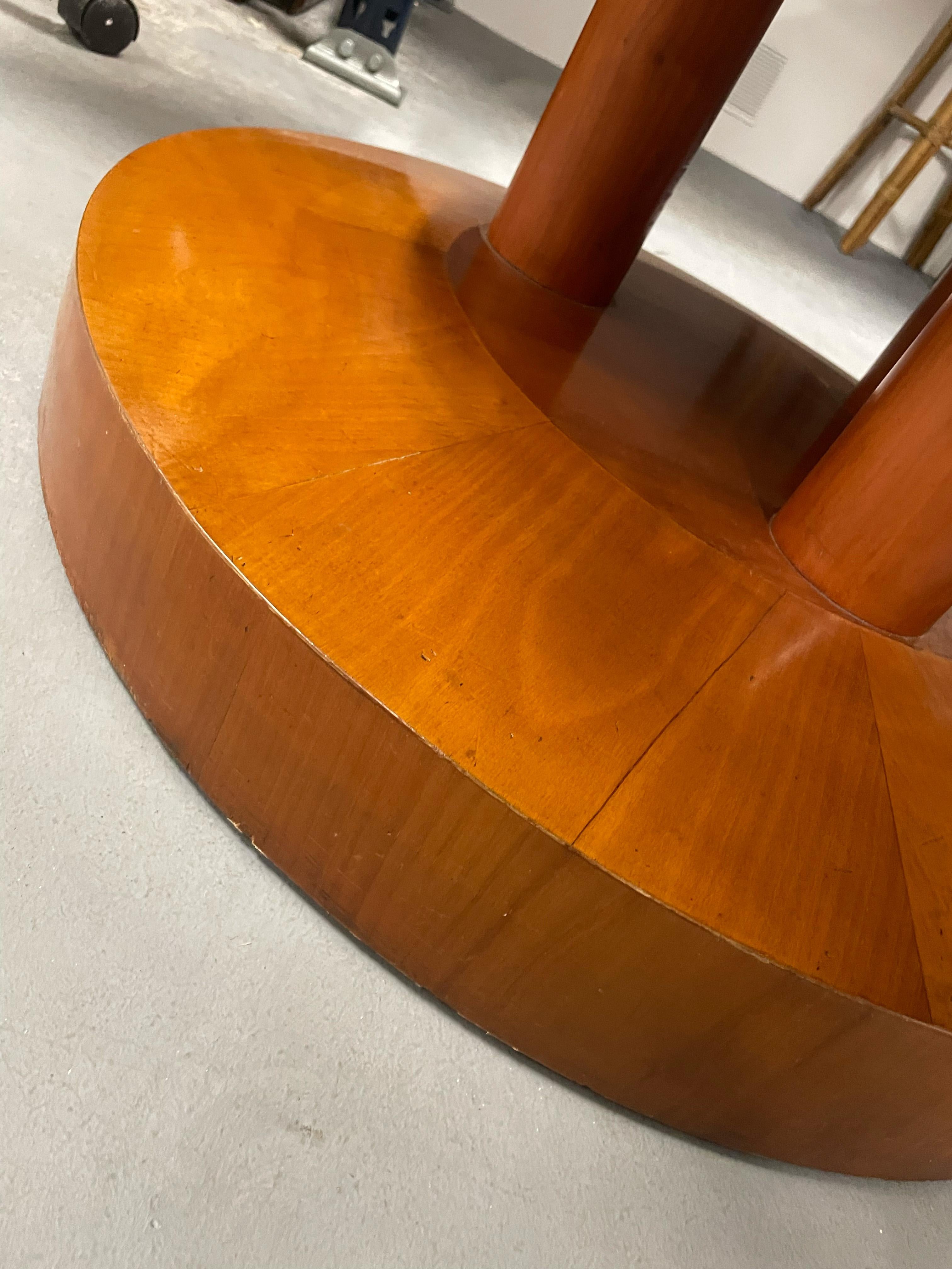 Wood Cherry wood coffee table - Art Deco - c. 1920 For Sale