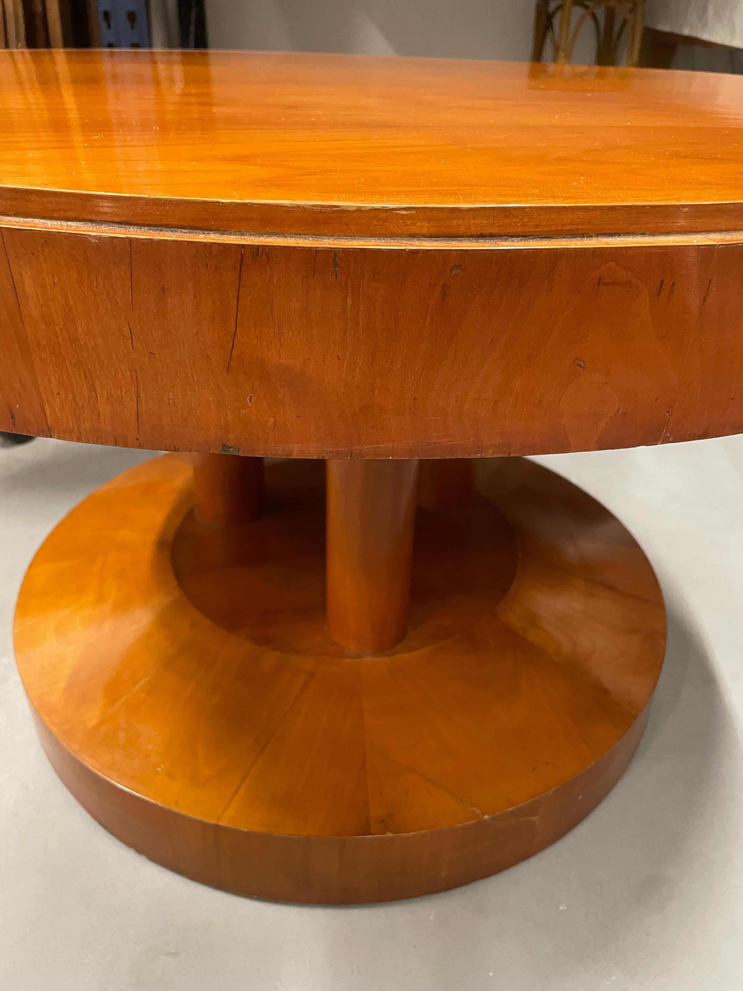 Cherry wood coffee table - Art Deco - c. 1920 For Sale 2