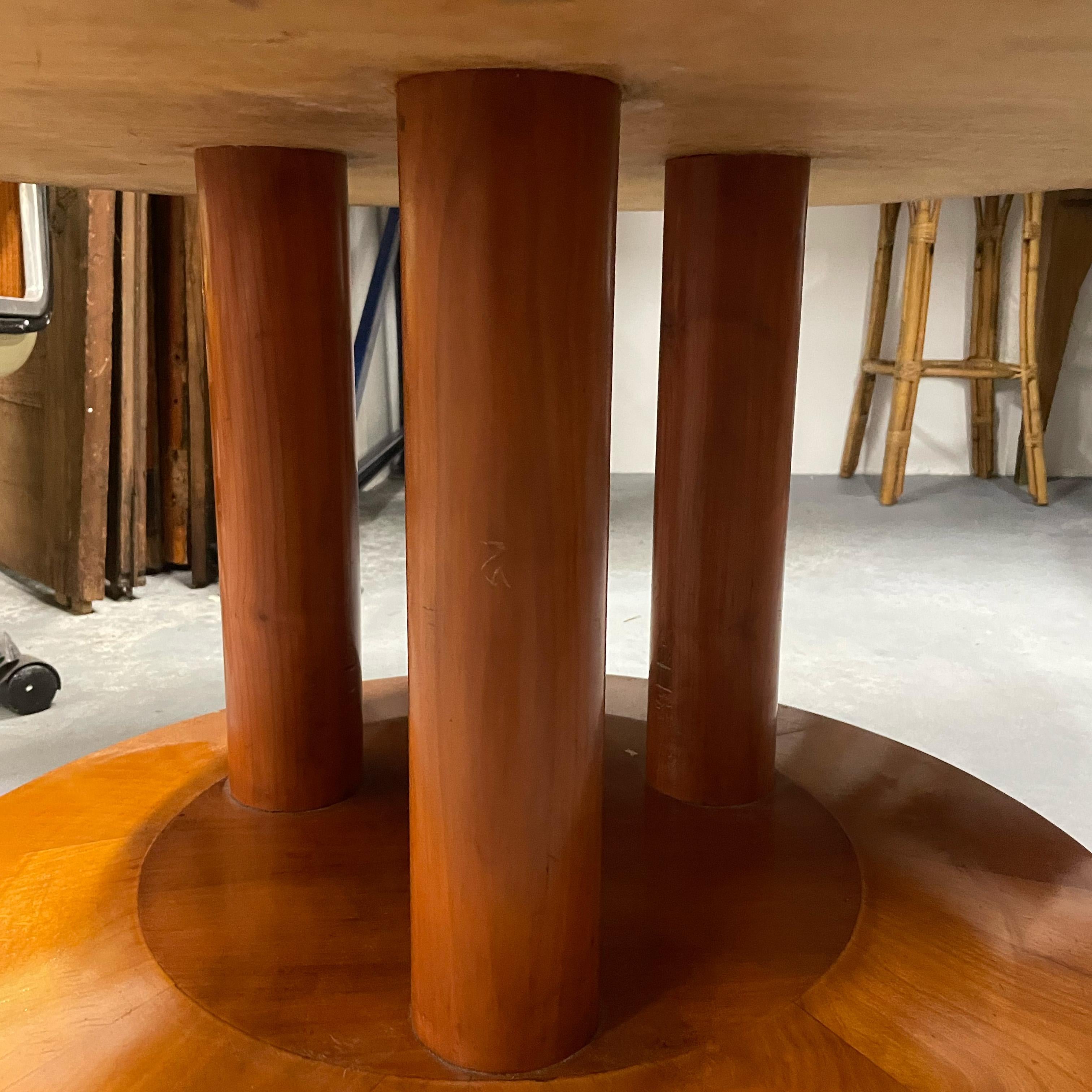 Cherry wood coffee table - Art Deco - c. 1920 For Sale 4