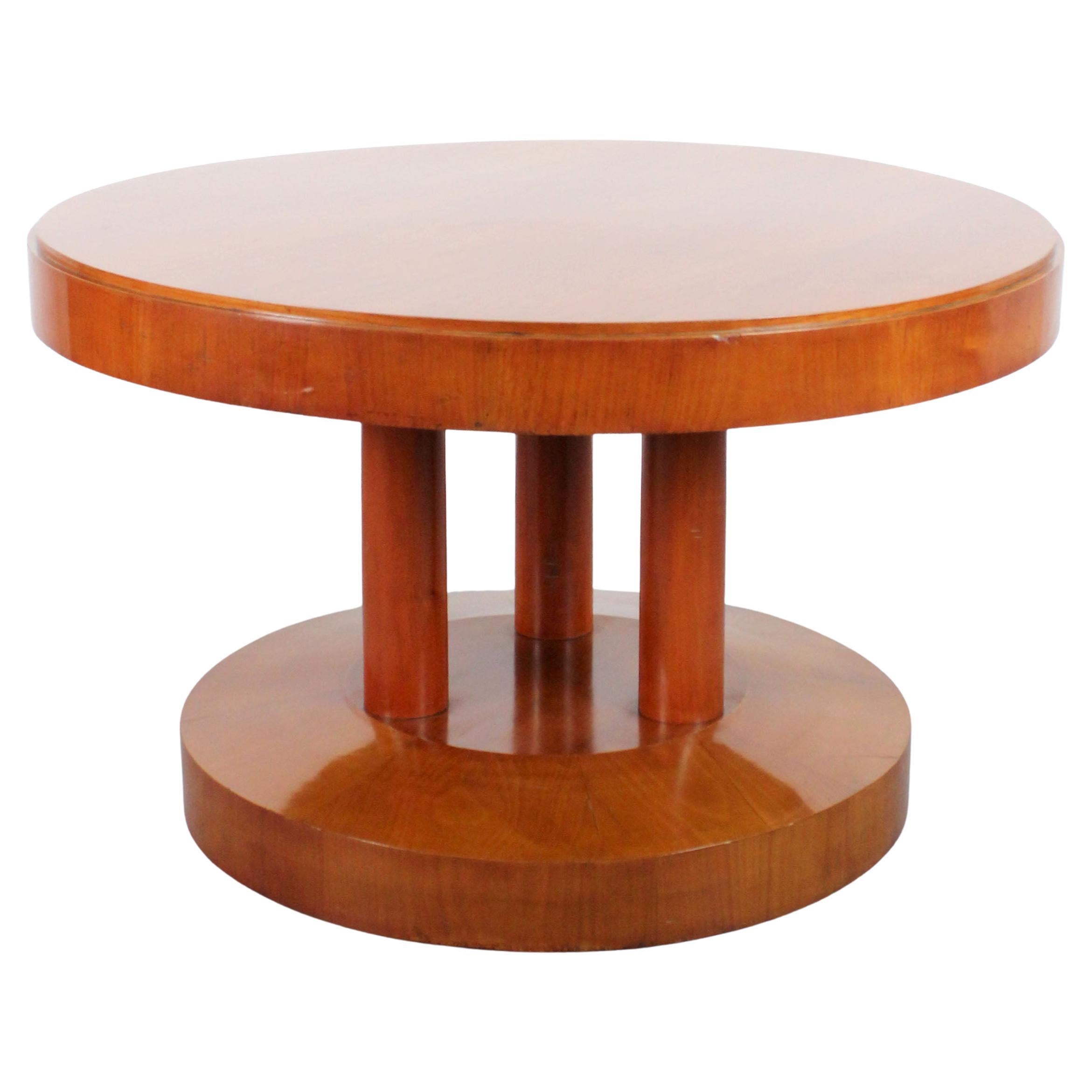 Cherry wood coffee table - Art Deco - c. 1920 en venta
