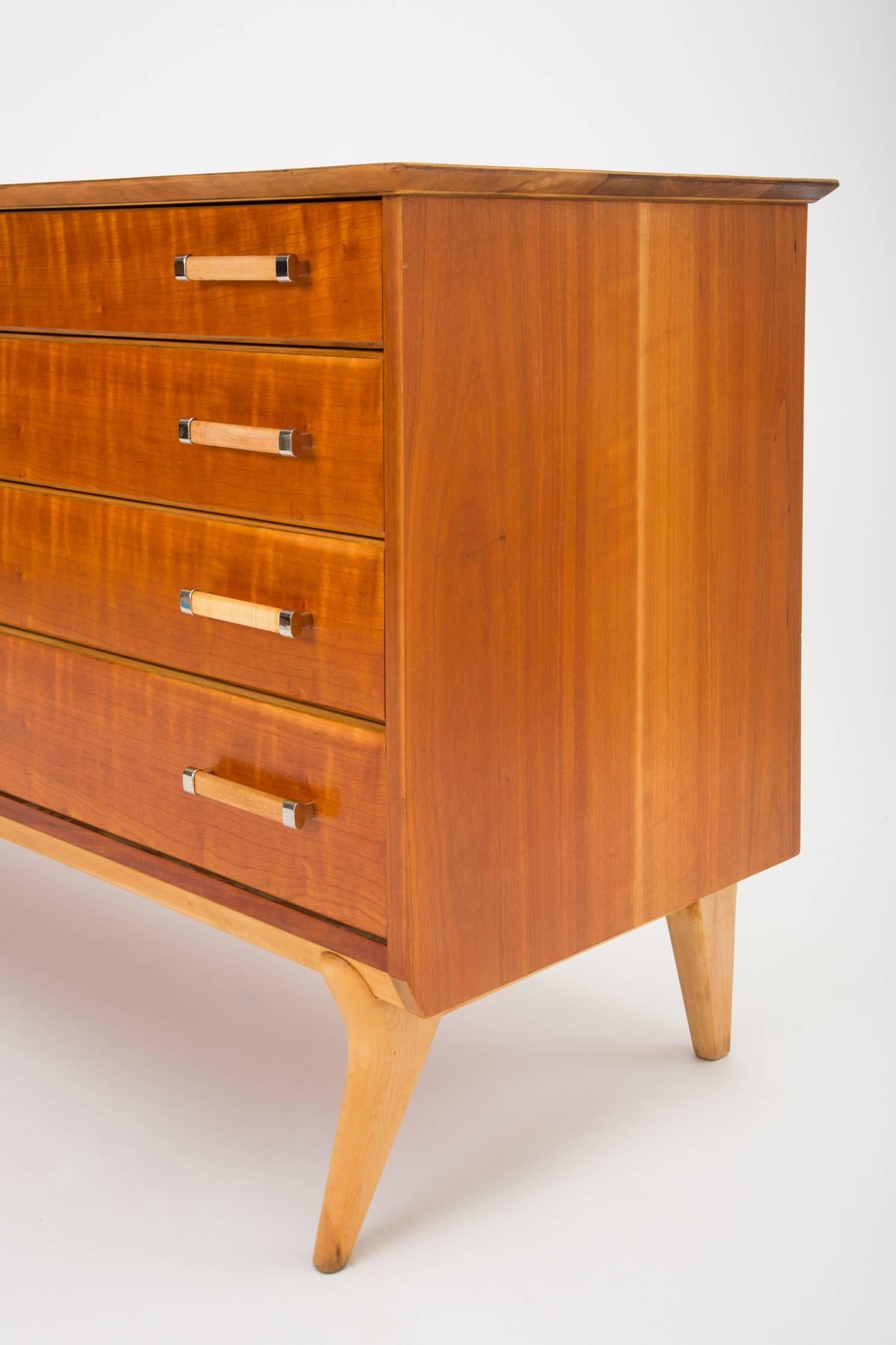 Cherrywood Dresser by Renzo Rutili for Johnson Furniture 4
