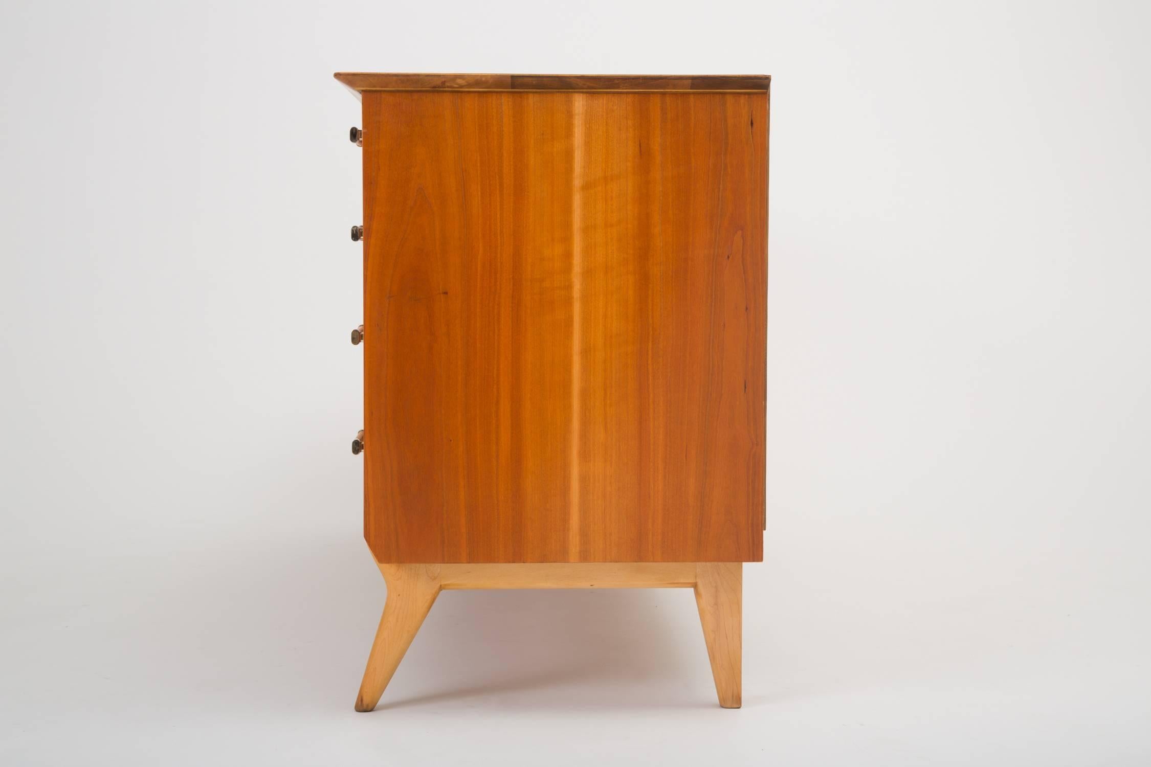 19th Century Cherrywood Dresser by Renzo Rutili for Johnson Furniture