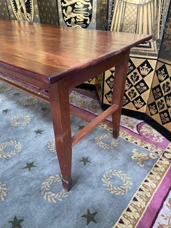 Cherry Wood Farmhouse Table, 19th Century