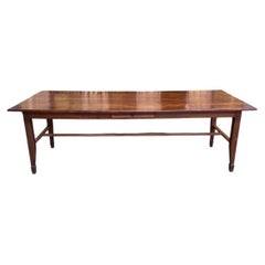 Cherry Wood Farmhouse Table, 19th Century