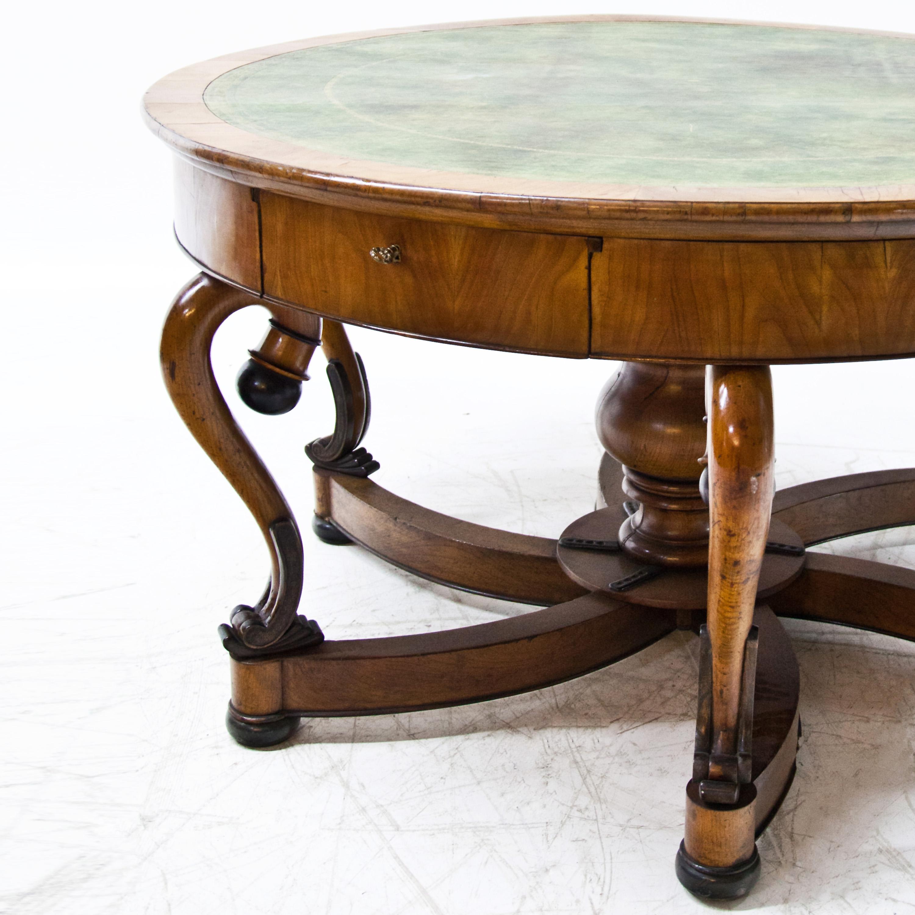 round library table