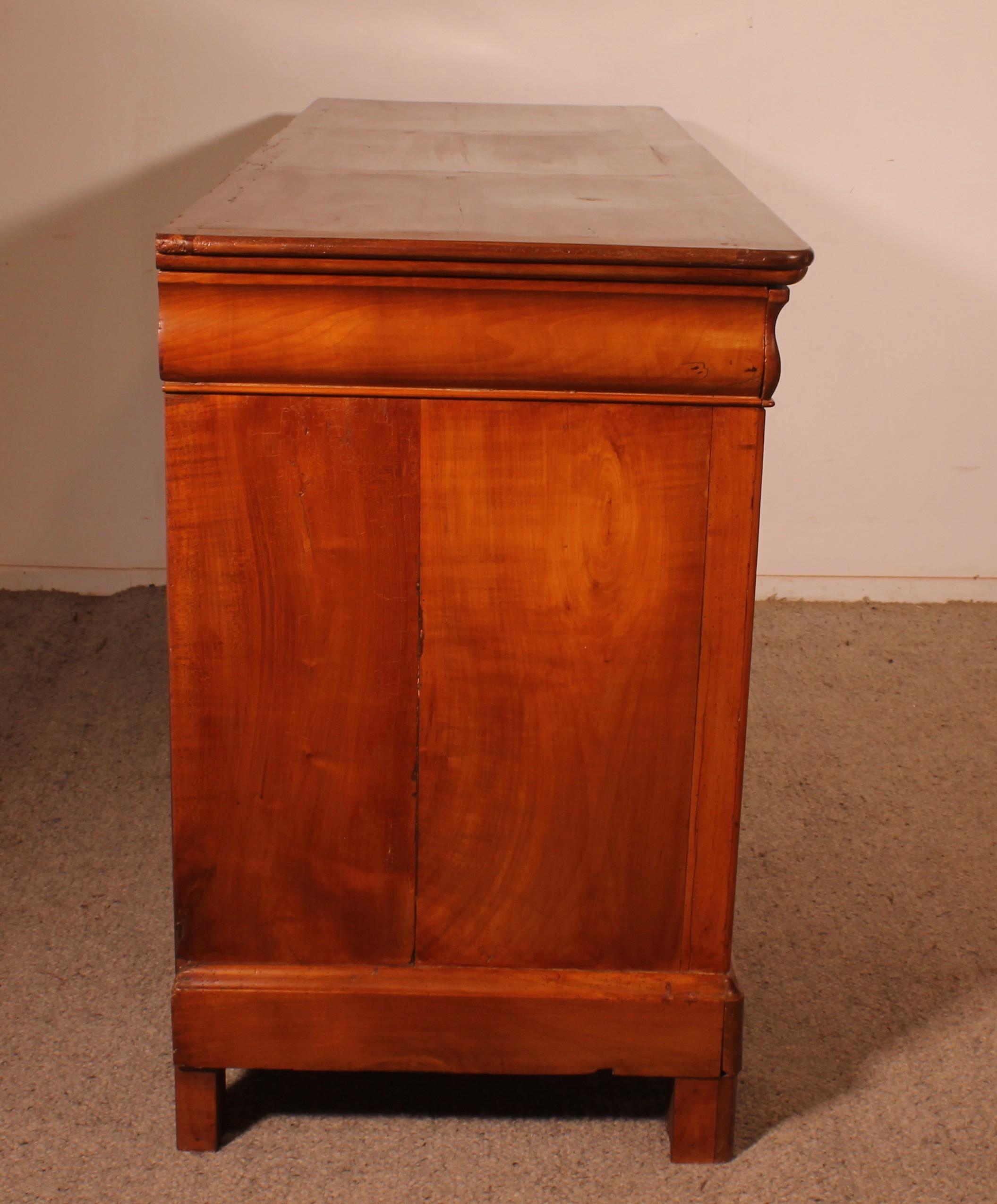 Cherry Wood Sideboard/buffet With Three Doors - 19th Century For Sale 3