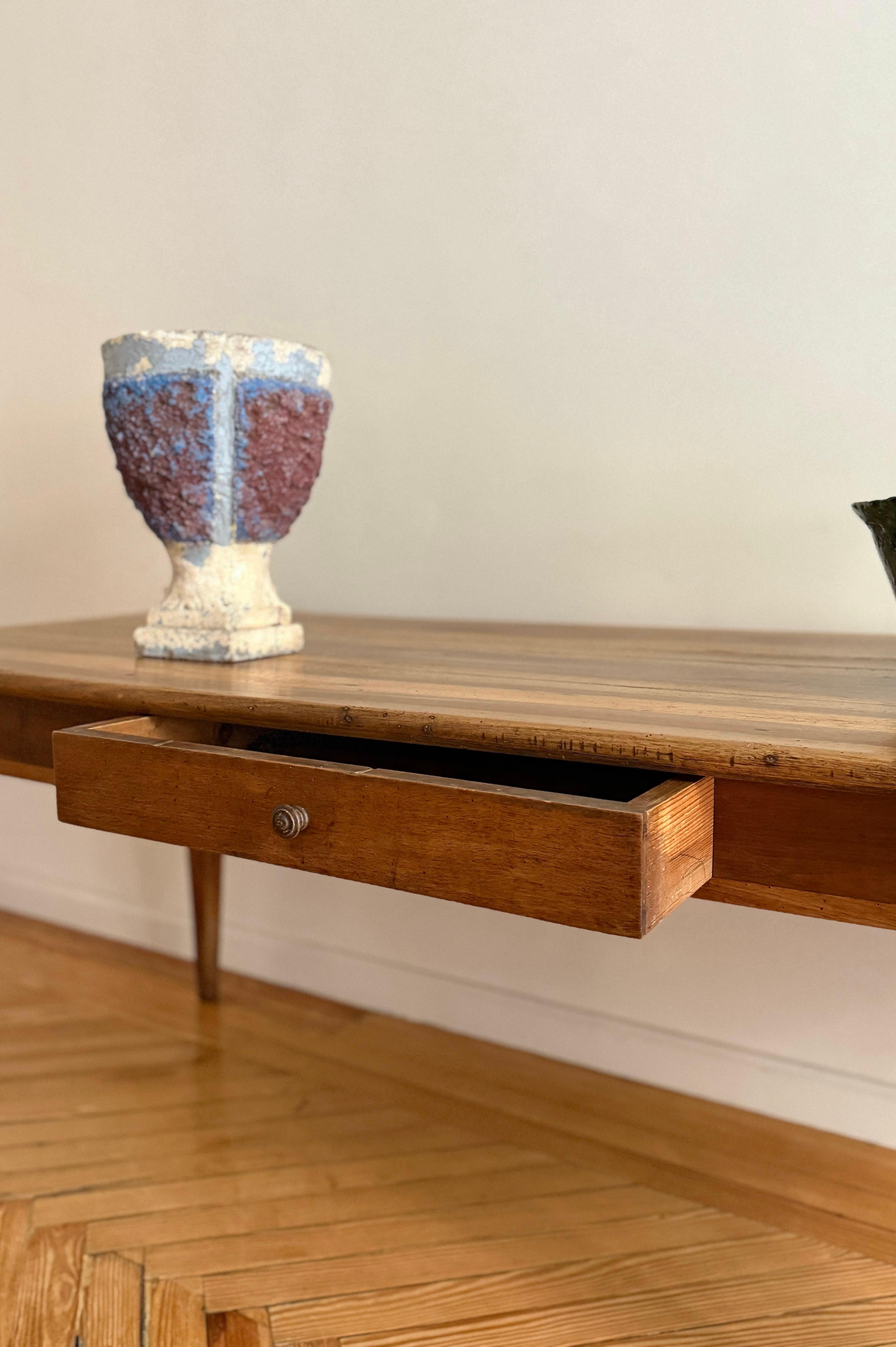 Mesa de madera de cerezo siglo XIX en venta 8