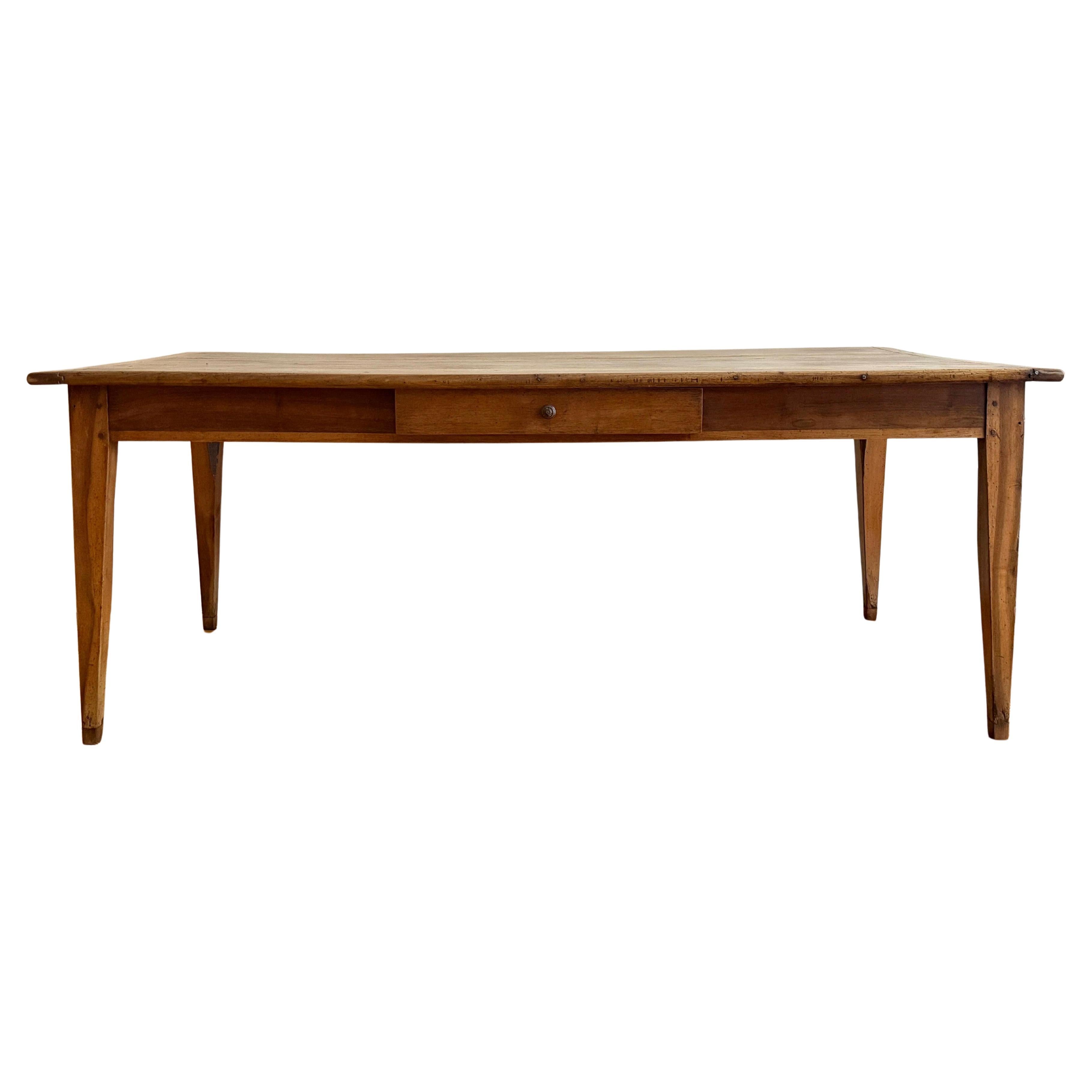 Cherry wood table 19th century