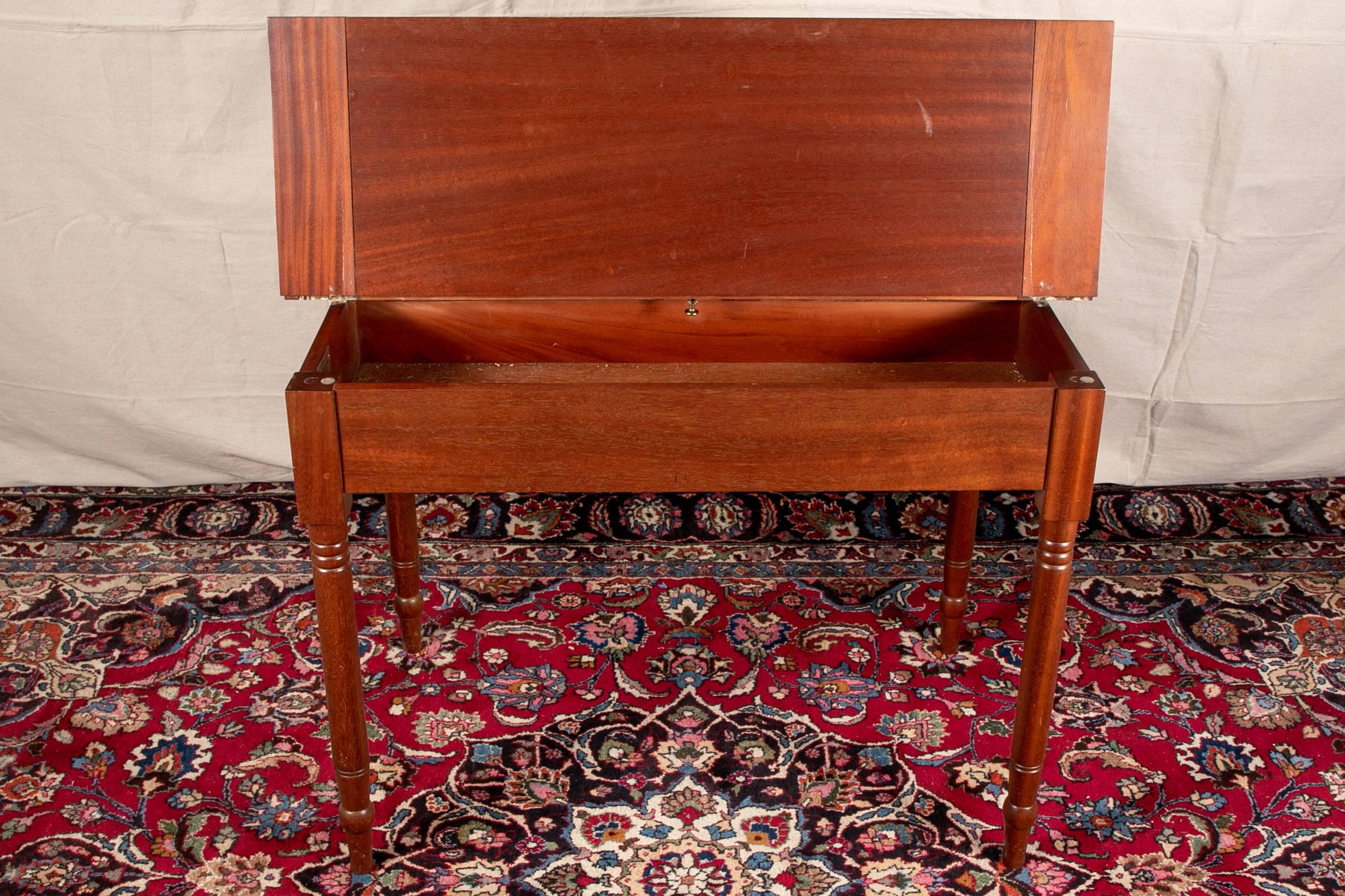 Mid-Century Modern Cherry Writing Desk by Tradition House, Hanover, Pennsylvania
