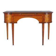 Cherrywood Art Deco French Writing Desk