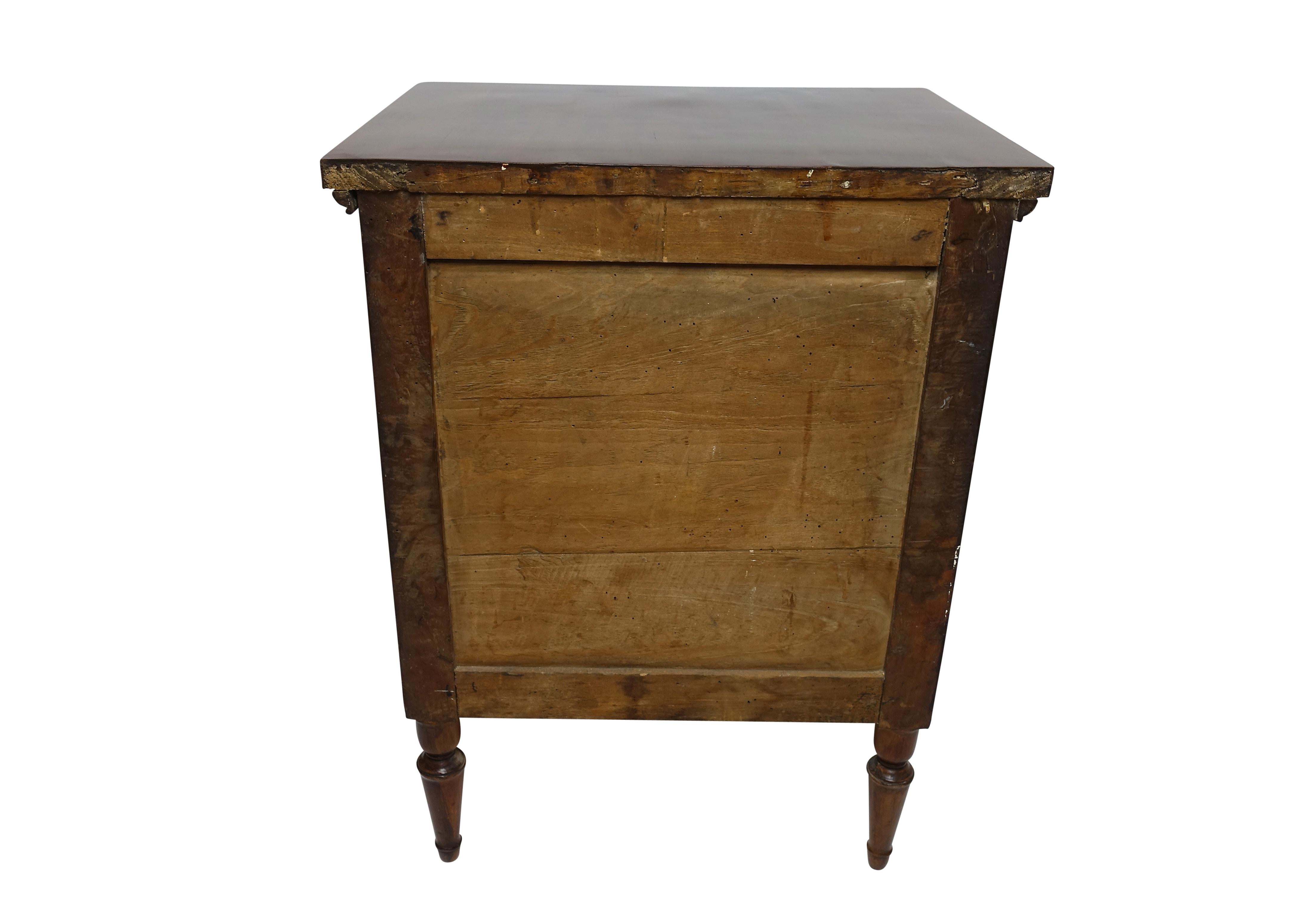 Cherrywood Bedside Cabinet, French, Late 18th-Early 19th Century 6