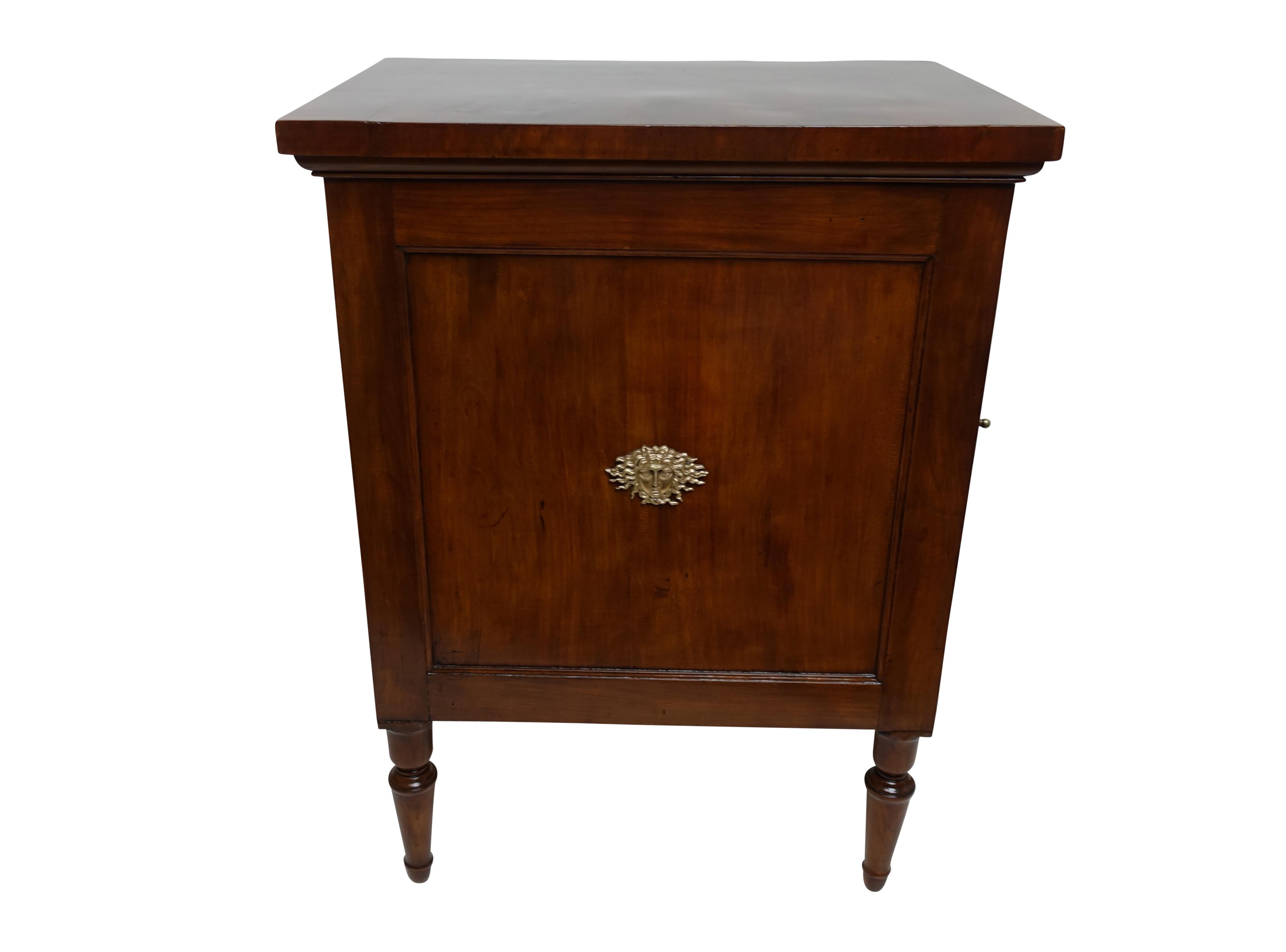 Cherrywood Bedside Cabinet, French, Late 18th-Early 19th Century In Excellent Condition In San Francisco, CA