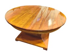 Table à poignée centrale en merisier de style Biedermeier, vers 1910
